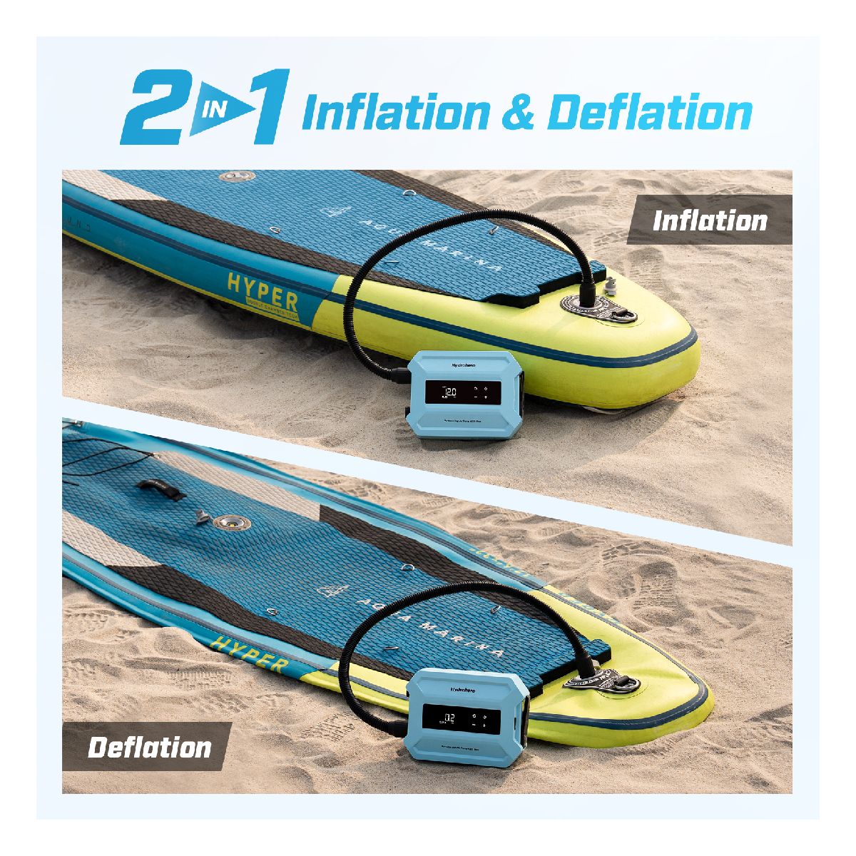 HYDROHERO D21 Pro Portable Electric Air Pump | Hydrohero| Image 6