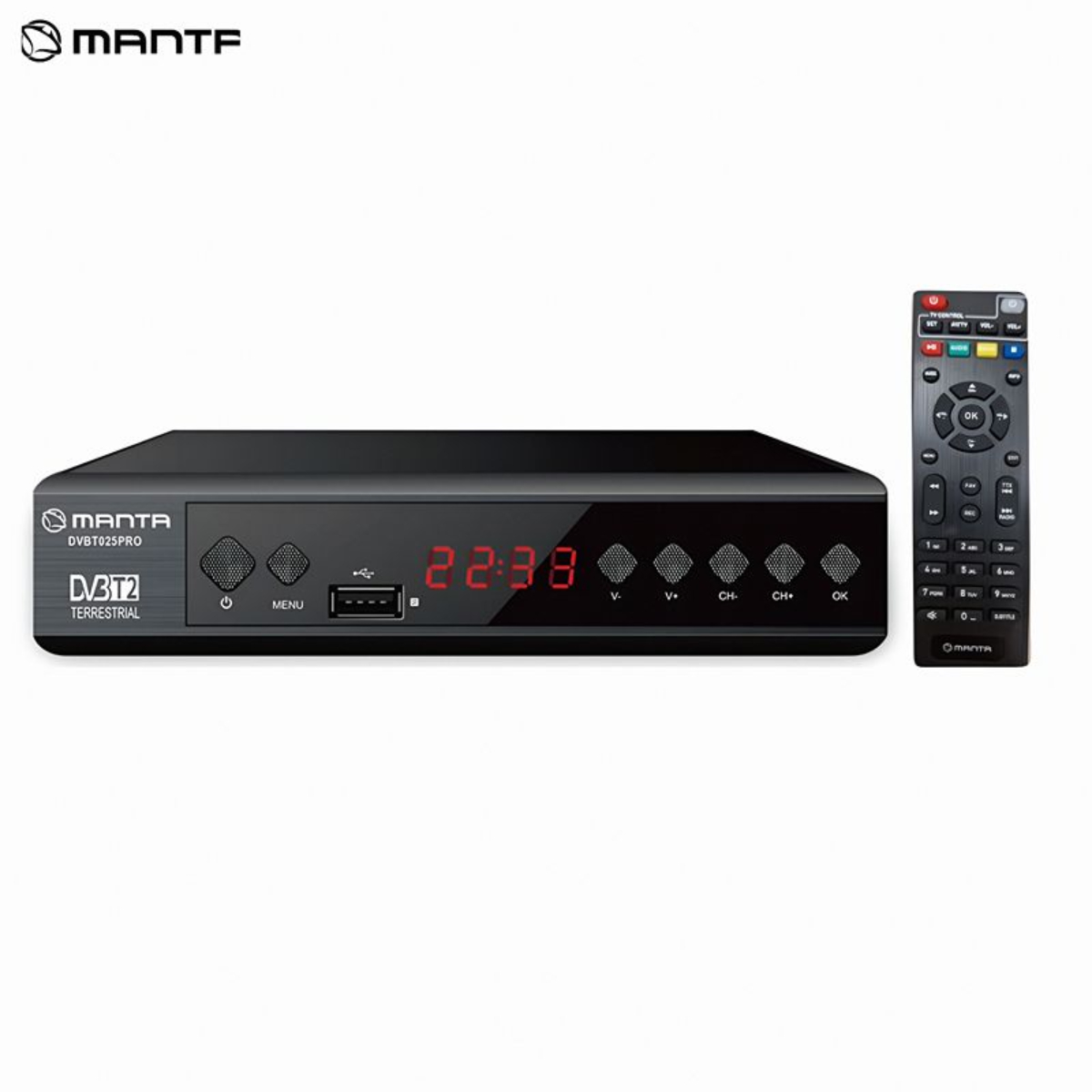 MANTA DVBT025PRO DVB-T2/T Συντονιστής Τηλεόρασης | Manta| Image 1