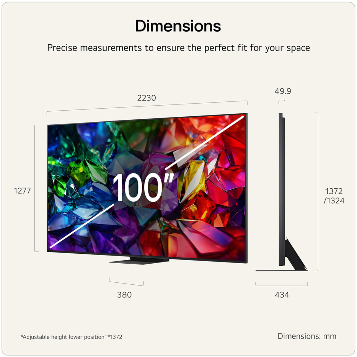 LG 100MRGB96B6 Micro RGB Evo MRGB96B 4K AI Smart TV, 100" | Lg| Image 2
