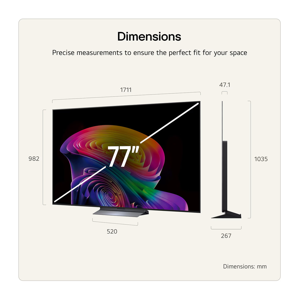 LG OLED77G64LW OLED Evo AI G6 4K Smart TV, 77" | Lg| Image 2