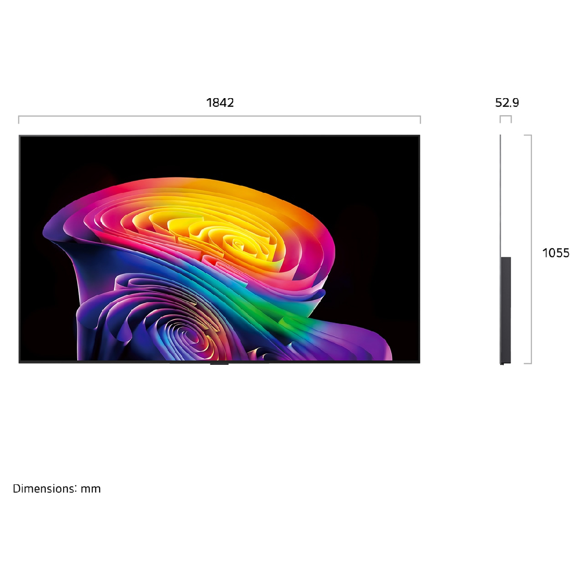LG OLED83C64LA OLED Evo AI C6 4K Smart TV, 83" | Lg| Image 3