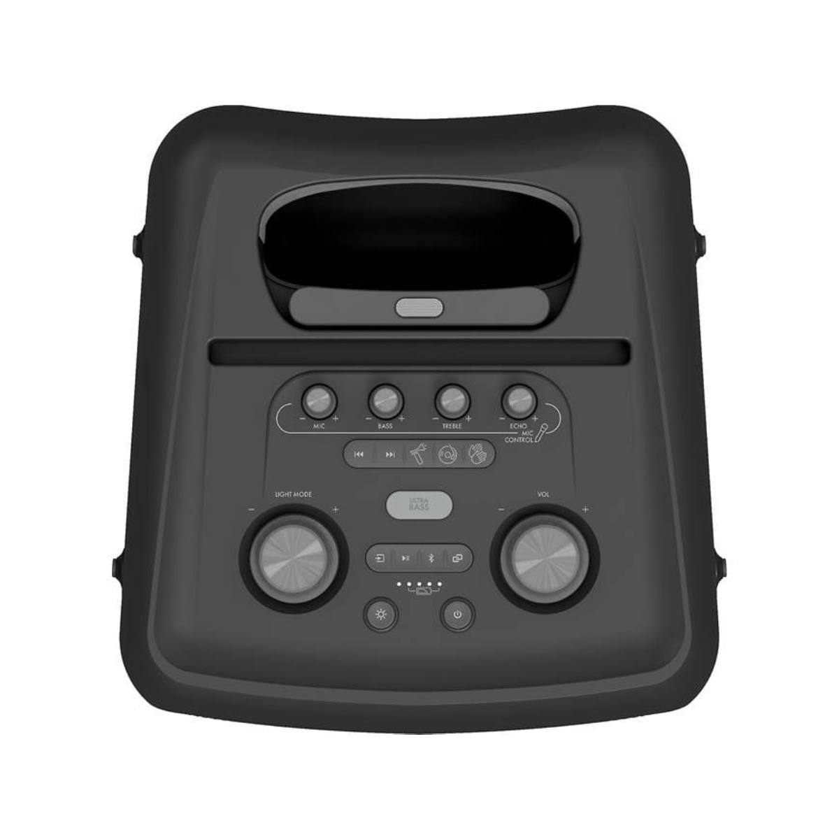 KLIPSCH Miami Music City Party Speaker - Portable Bluetooth Karaoke Speaker, Black | Klipsch| Image 7