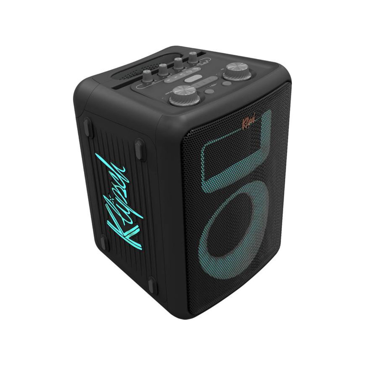 KLIPSCH Vegas Music City Party Speaker – Portable Bluetooth Karaoke Speaker, Black | Klipsch| Image 6