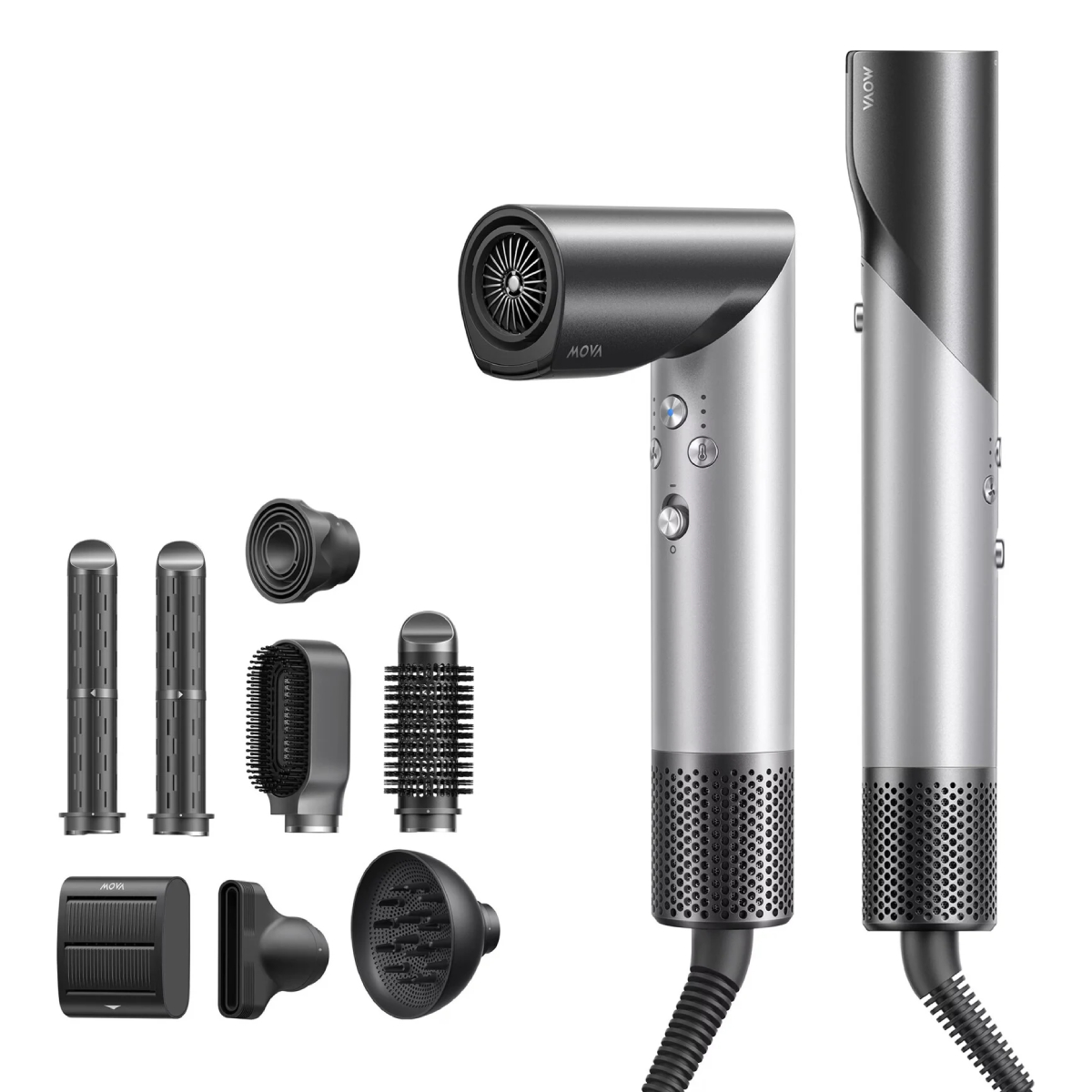MOVA Master 10 Hair Dryer & Styler, Lunar Silver | Mova| Image 2