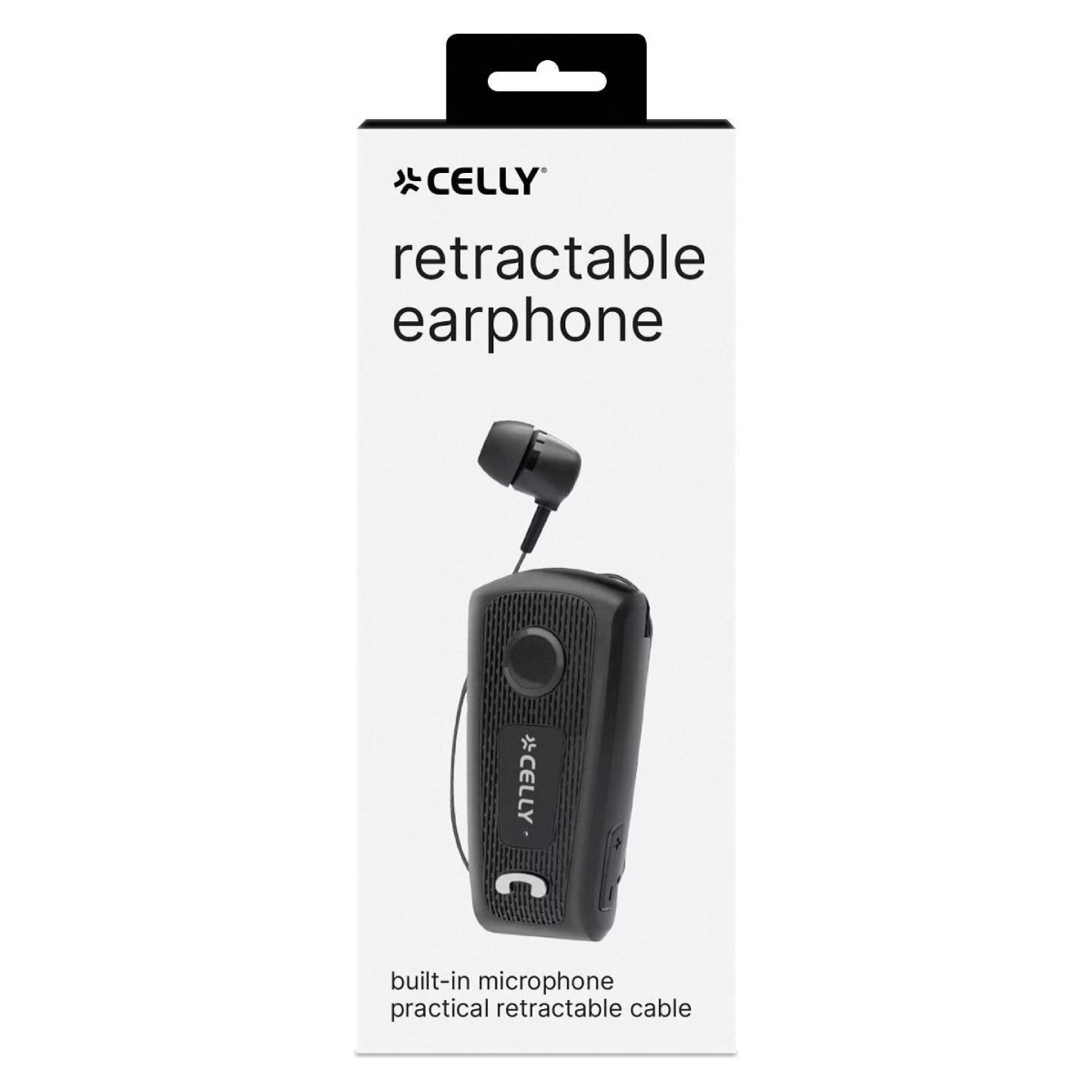 CELLY BHCLIPBK Bluetooth Mono In-Ear Headset, Black | Celly| Image 4
