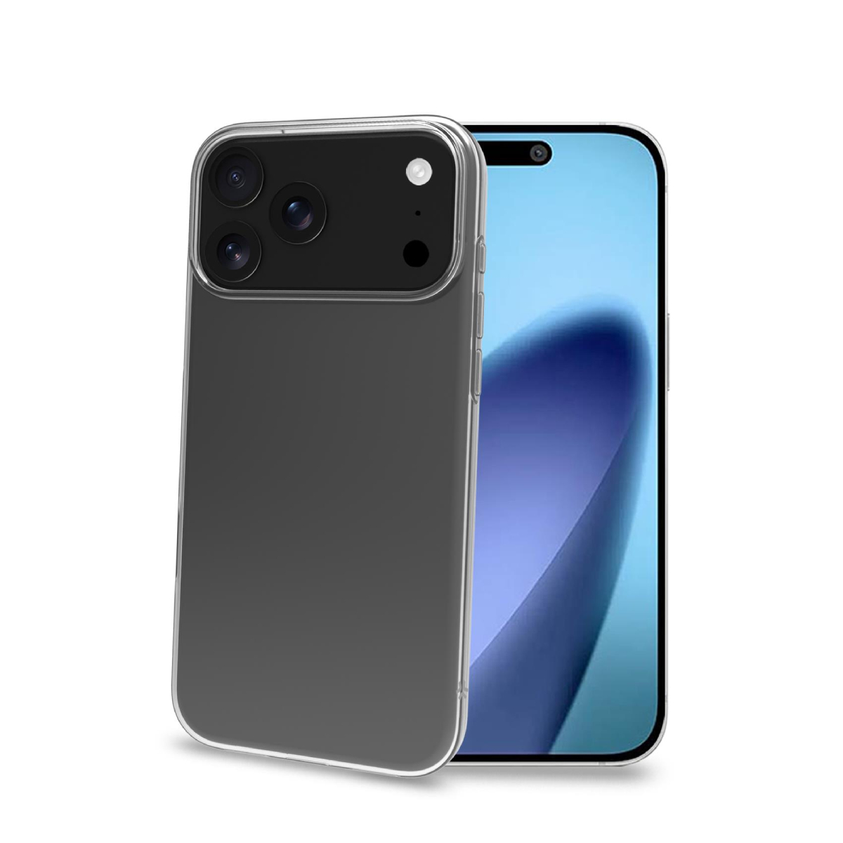 CELLY GELSKIN1152 TPU Back Case for Apple iPhone 17 Pro Max, Transparent | Celly| Image 1