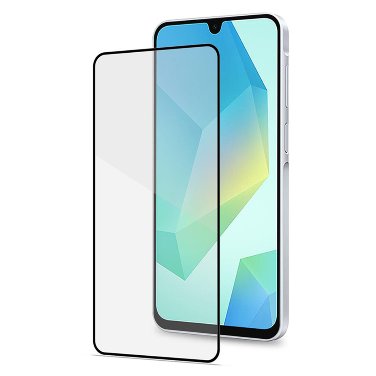 CELLY FULLGLASS1147BK Screen Protector Tempered Glass for Samsung Galaxy A17 4/5G Smartphone, Black | Celly| Image 1