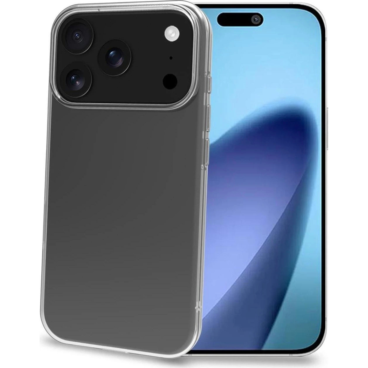 CELLY GELSKIN1151 Back Cover for Apple iPhone 17 Pro, Transparent | Celly| Image 1