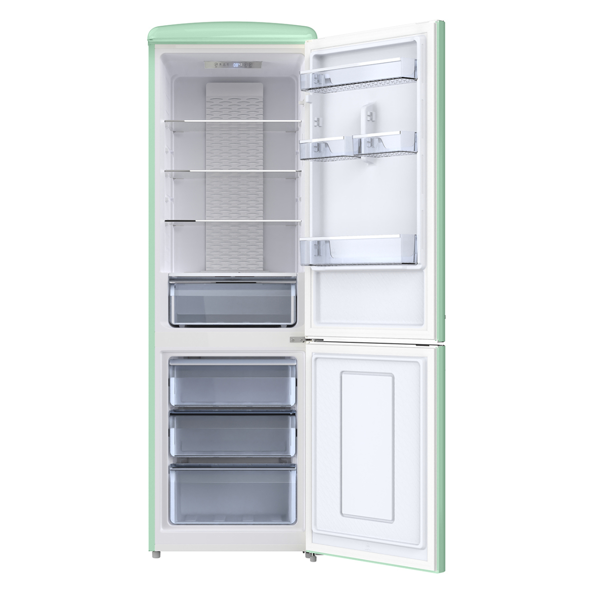 OMNYS WNT-EPQ25525M Ψυγείο με Κάτω Θάλαμο, Πράσινο Μέντα product image  | image 2