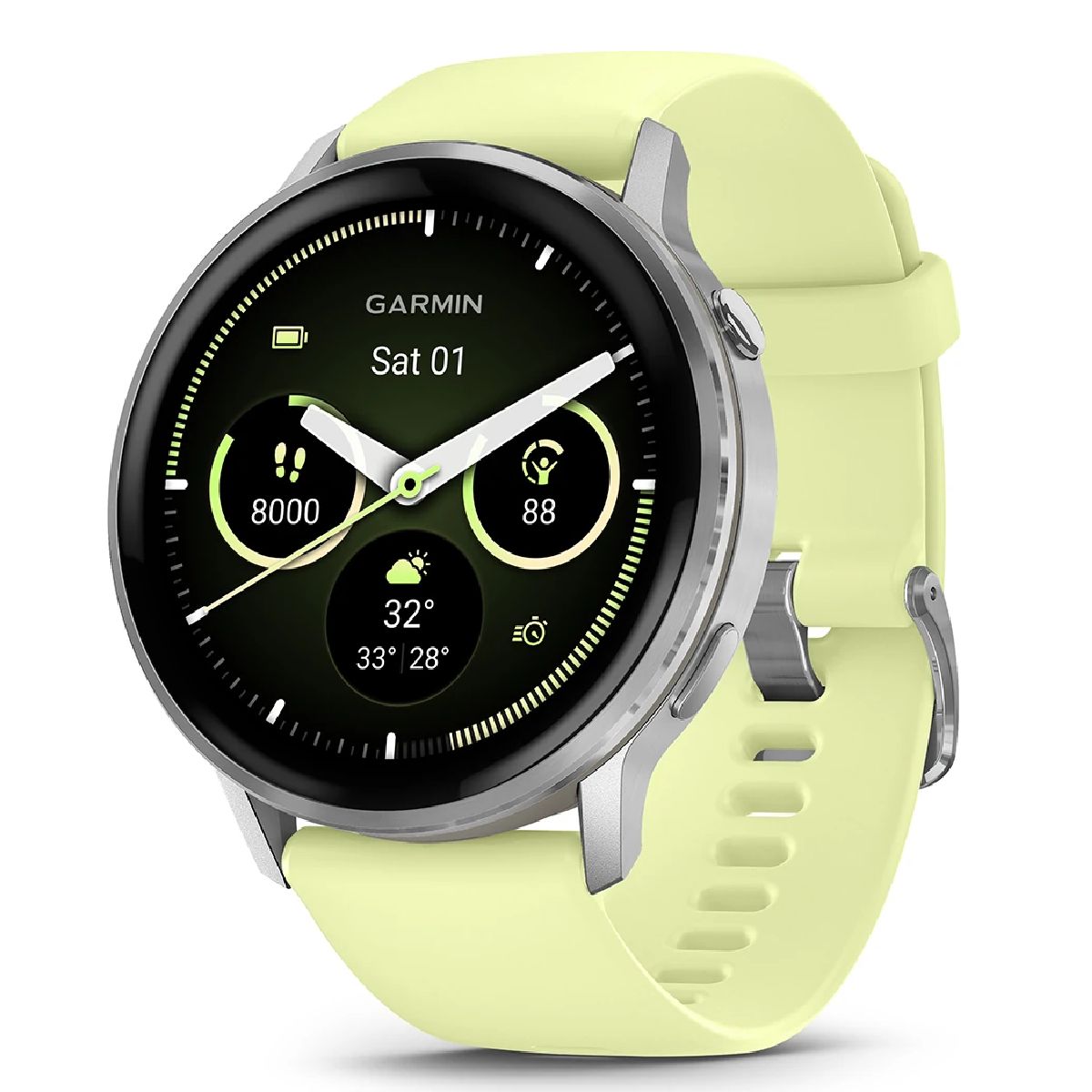Image of suggested product: GARMIN 010-03014-02 Venu 4 Smartwatch 45mm, Gray / Citron