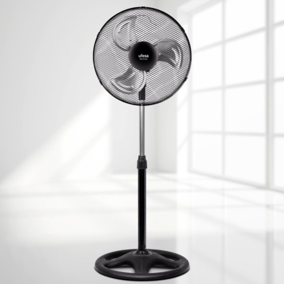 UFESA SFM1600 Montreal Stand Fan, 40cm Black | Ufesa| Image 1