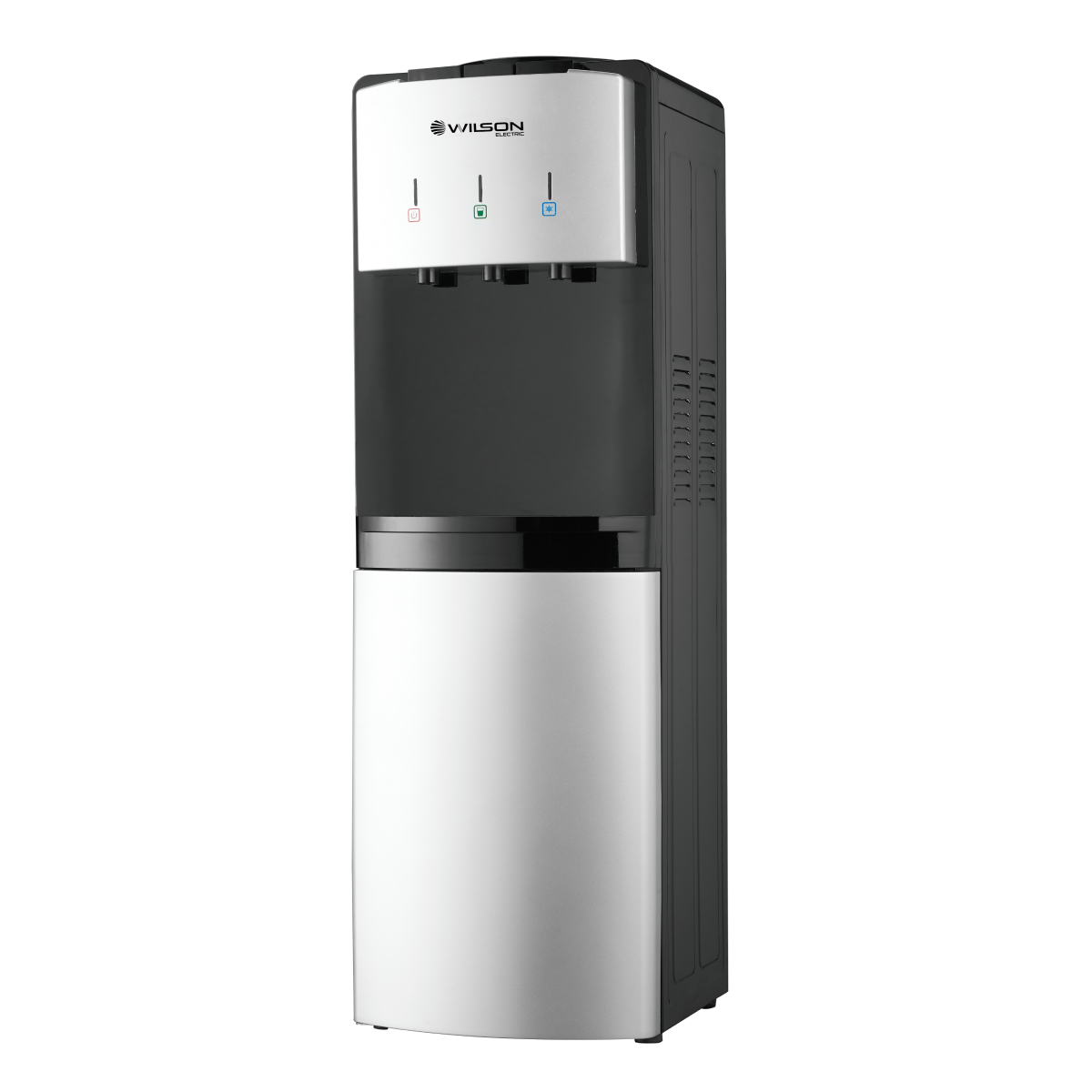 Image of suggested product: WILSON WWDFSR35S.UK Water Dispenser with with Fridge Cabinet, Black / Silver
