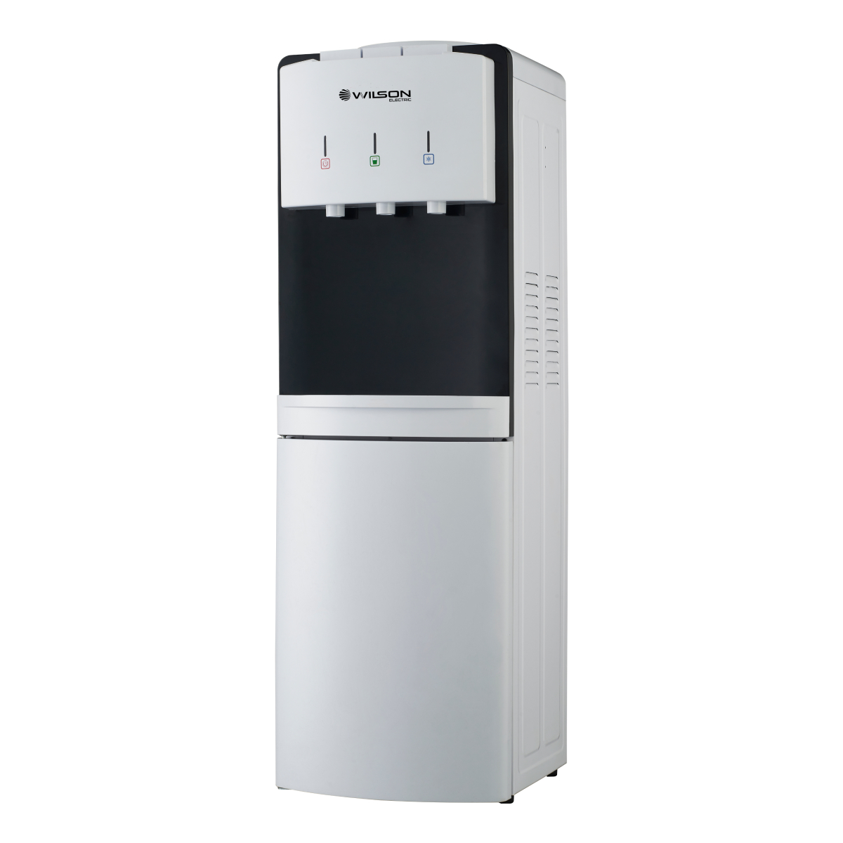 WILSON WWDFS25B.UK Water Dispenser with Storage Cabinet, Black / White | Wilson| Image 1