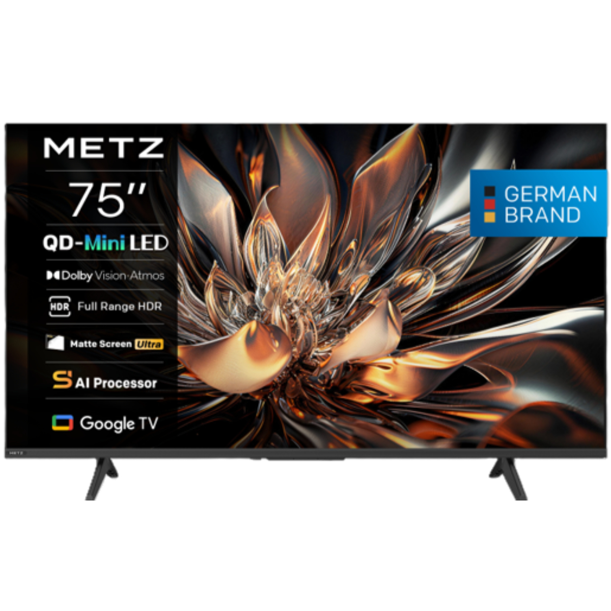 METZ 75MNH7000 QLED-Mini LED 4K Google TV, 75" | Metz| Image 1