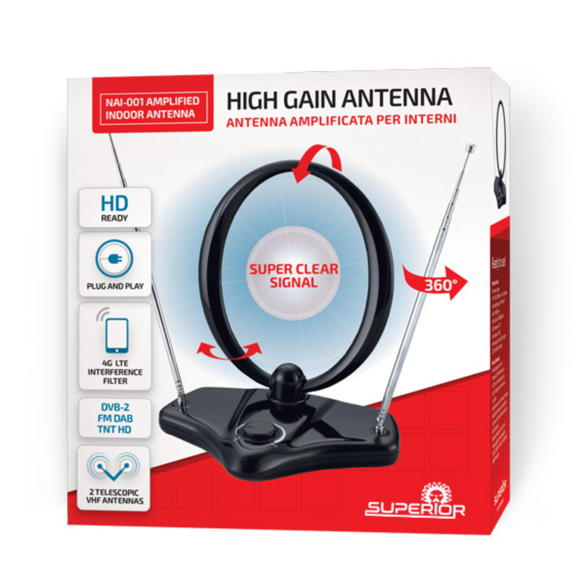SUPERIOR SUPNAI001 Indoor TV Antenna | Superior| Image 2
