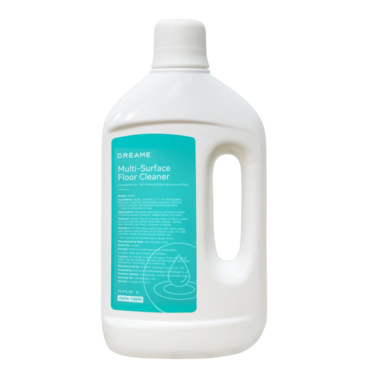 DREAME AWH6 Multi-Surface Floor Cleaning Solution for Robot Vacuum Mops, 1Lt | Dreame| Image 1