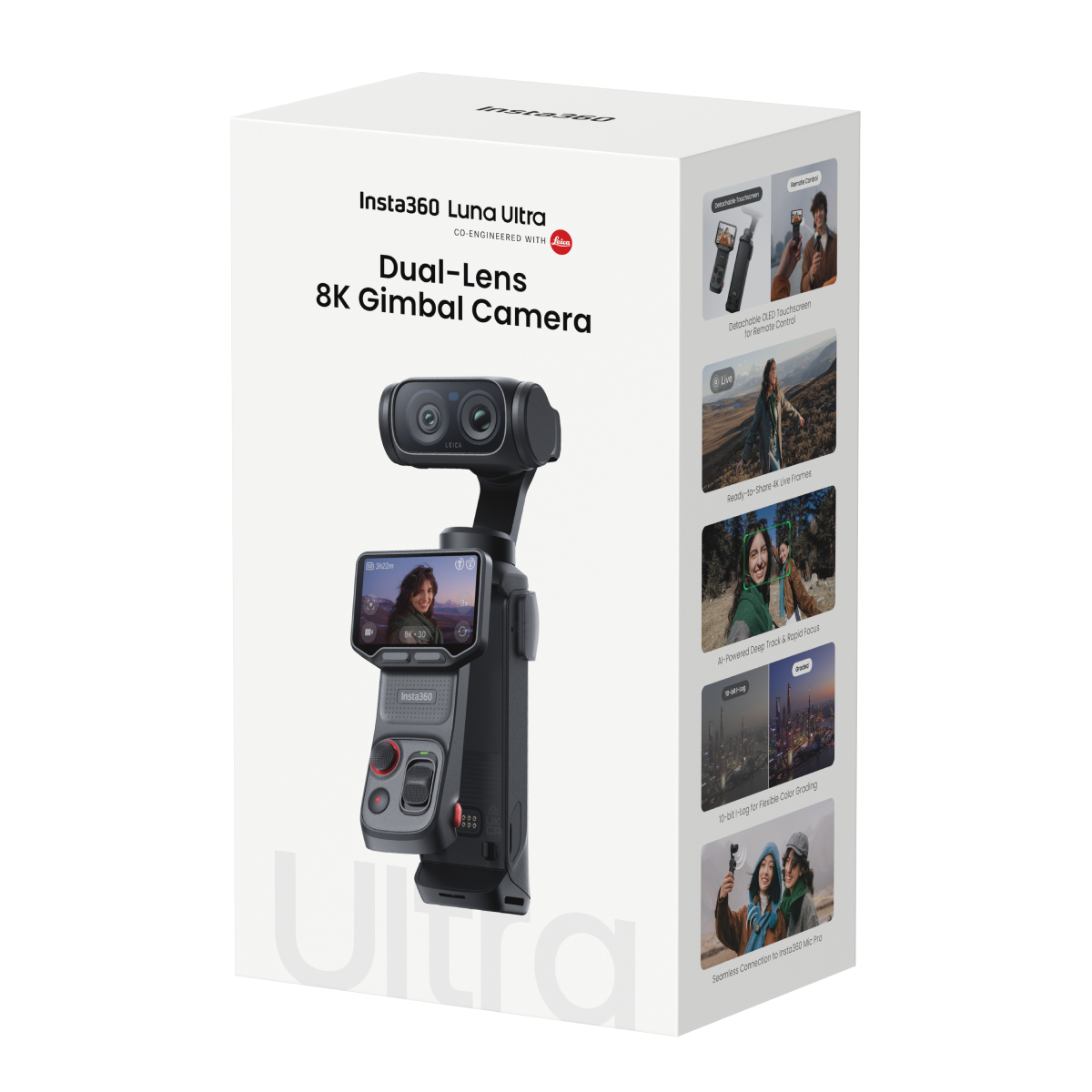 INSTA360 Luna Ultra Gimbal Camera 8K Dual Sensor Creator Bundle, Cosmic Black | Insta360| Image 7