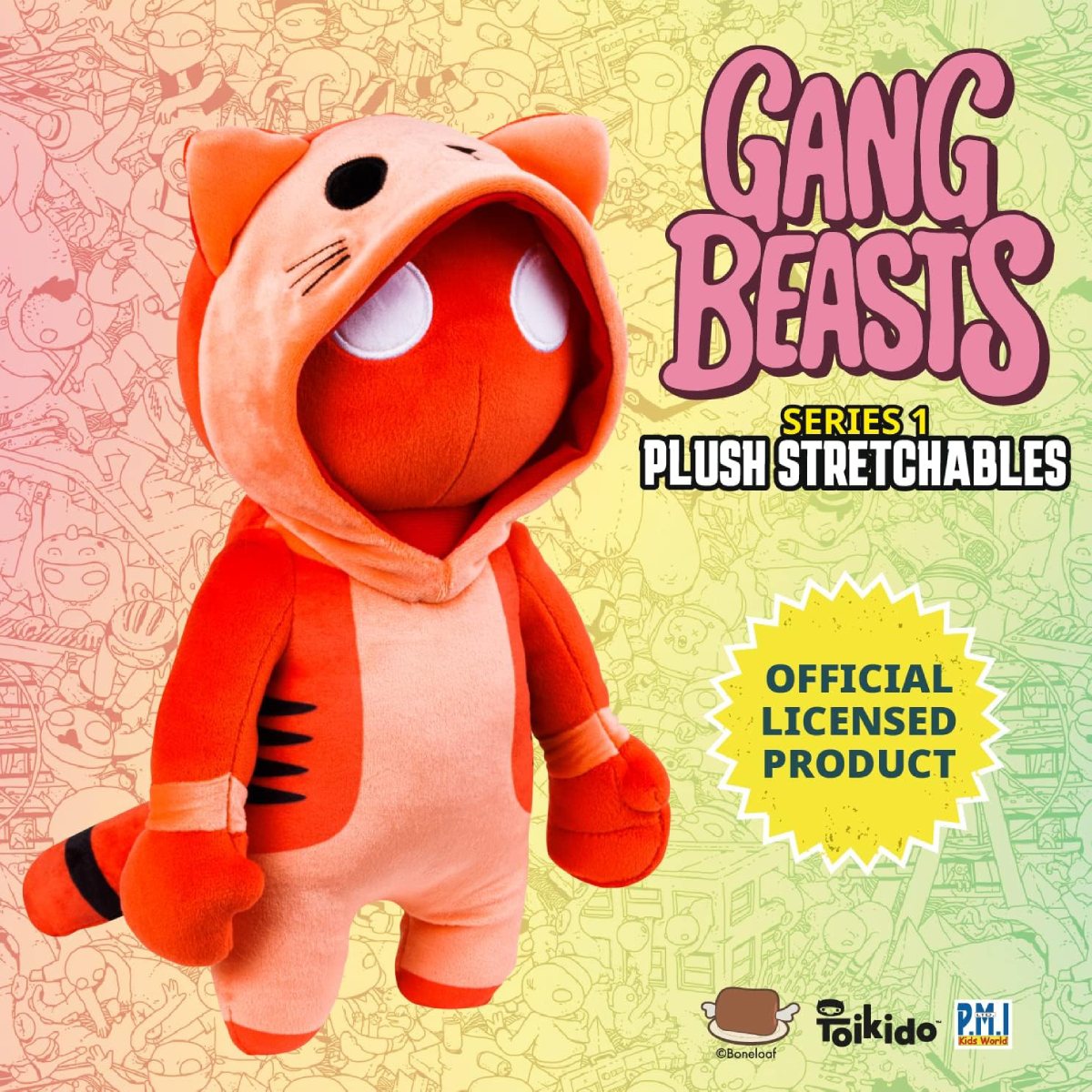 GANG BEASTS Stretchy Plush Toy Figure 25cm - Assorted Styles | Pmi| Image 6