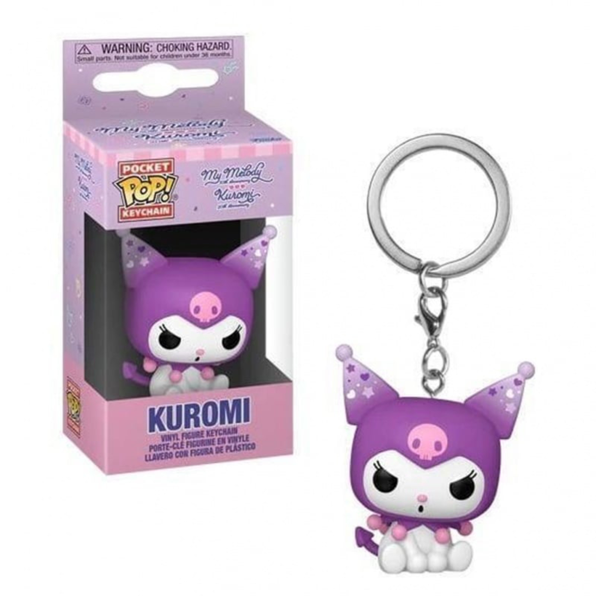 FUNKO Pocket Pop! Keychain: My Melody (50th Ann.) Kuromi (20th Ann.) - Kuromi | Funko| Image 1