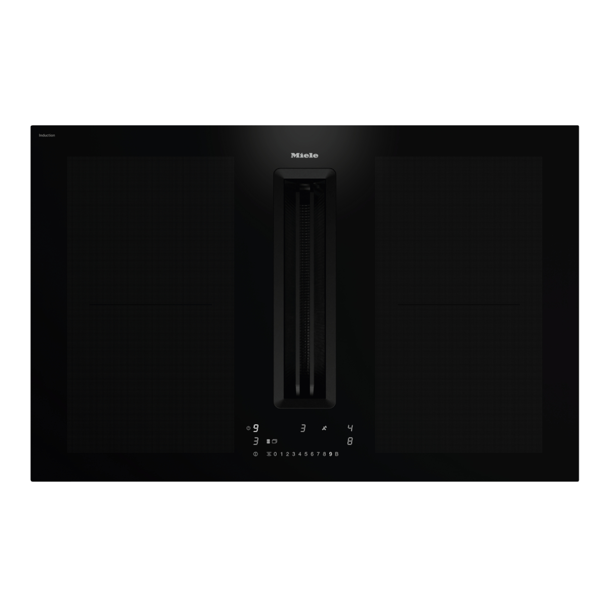 MIELE KMDA7676 FL-A Black Perfection Induction Hob with Build-In Hood | Miele| Image 1
