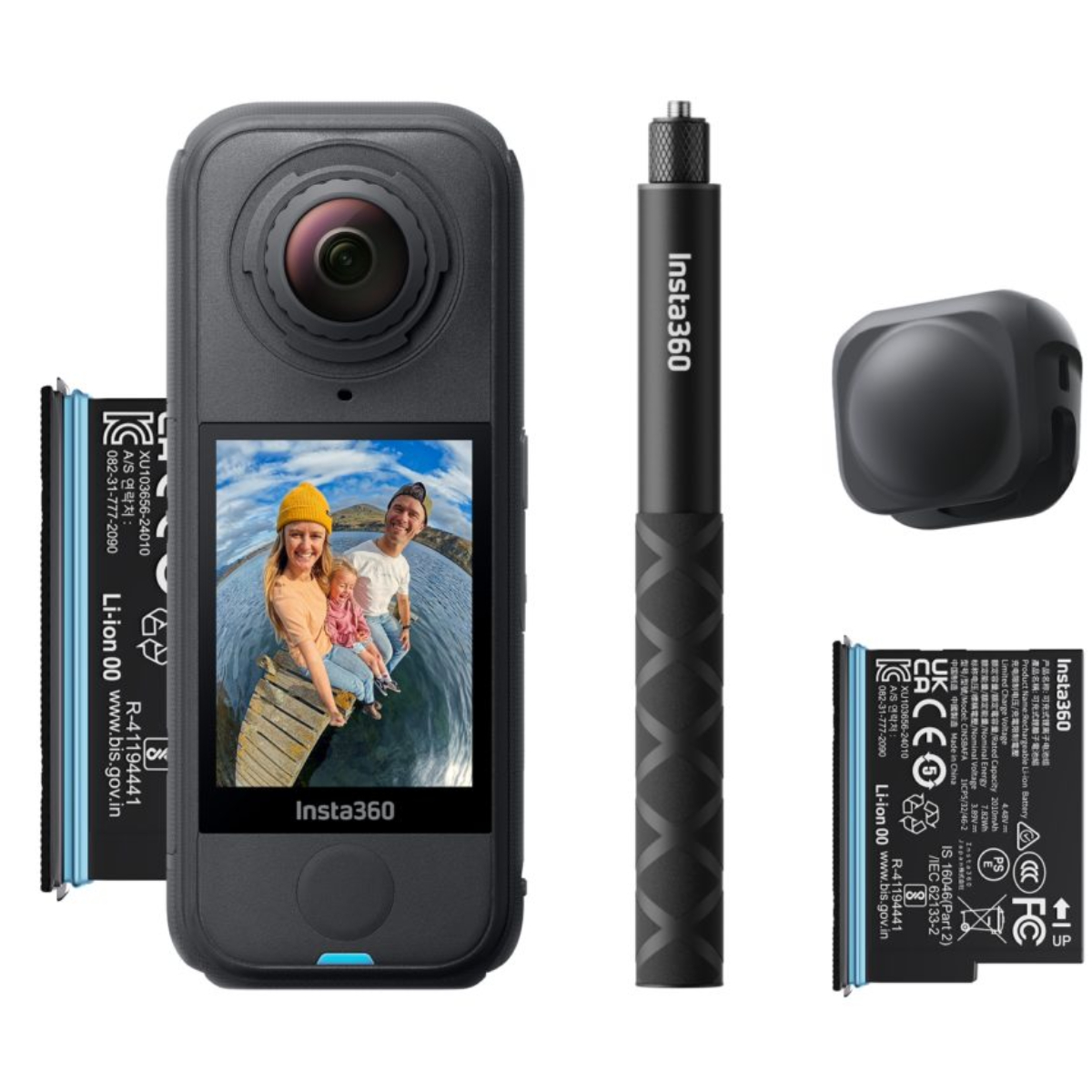 Image of suggested product: INSTA360 X4 Air Starter Bundle Lightweight 8K 360 AI ActionCam with Selfie Stick, 2x Batteries & Lens Cap