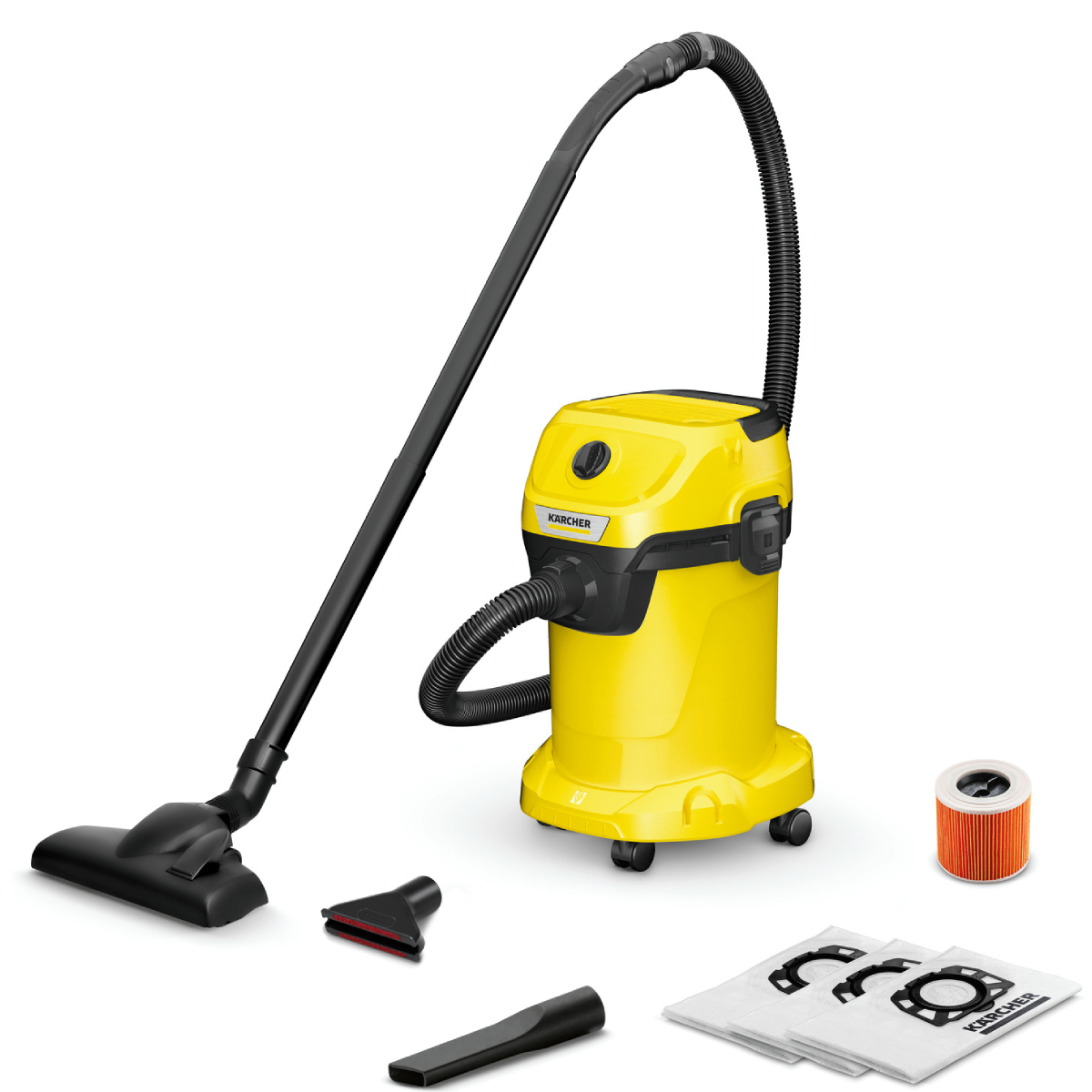 KARCHER WD 3 V-19/6/20 HOME Ηλεκτρική Σκούπα  για Υγρά & Ξηρά product image  | image 1