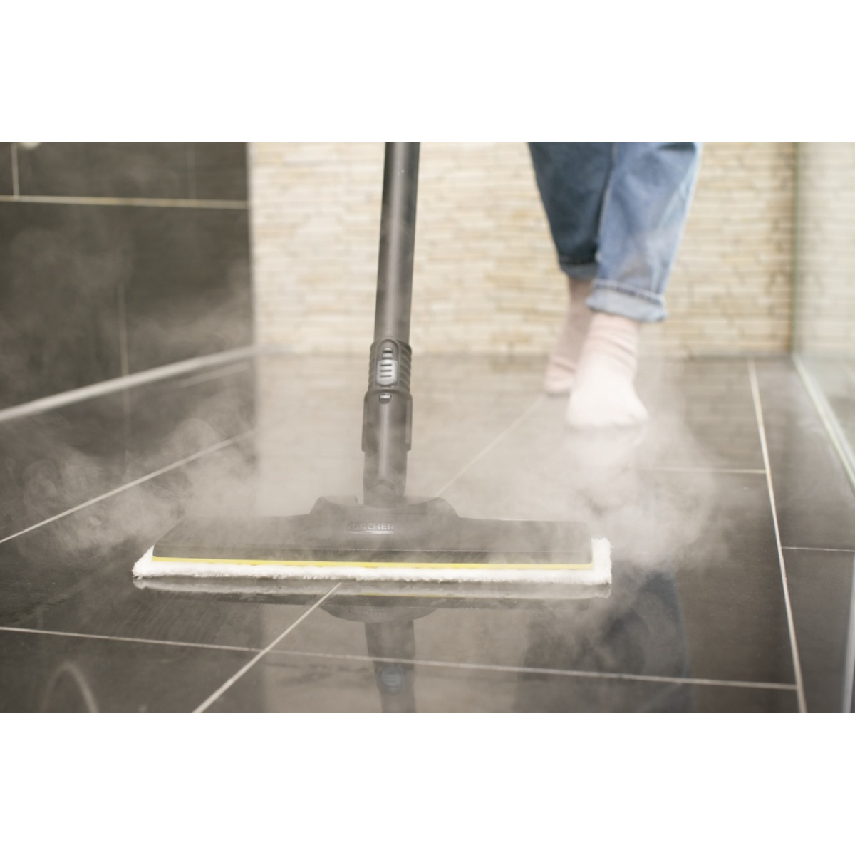KARCHER EasyFix Universal Floor Cleaning Cloth Set of 2 for SC Steam Cleaners | Karcher| Image 2