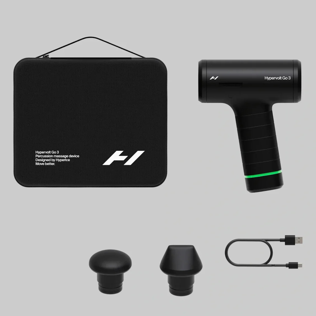 HYPERICE Hypervolt Go 3 Device for Massage and Healing, Black | Hyperice| Image 5