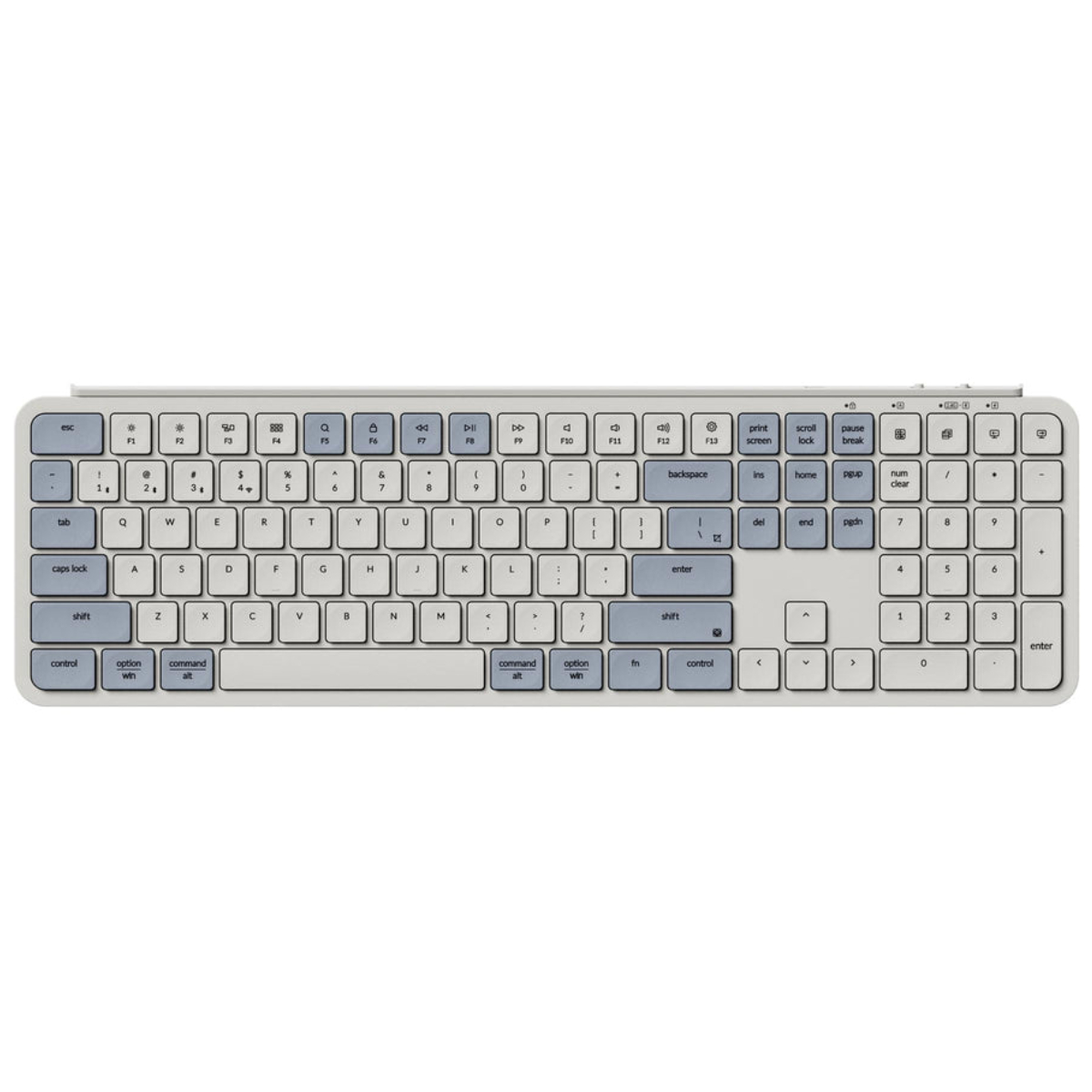 KEYCHRON B6 Pro Ultra-Slim Ασύρματο Πληκτρολόγιο, Ρετρό Μπλέ | Keychron| Image 1