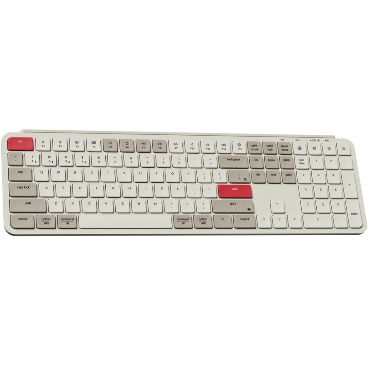 KEYCHRON B6 Pro Ultra-Slim Ασύρματο Πληκτρολόγιο, Ρετρό Κόκκινο | Keychron| Image 2