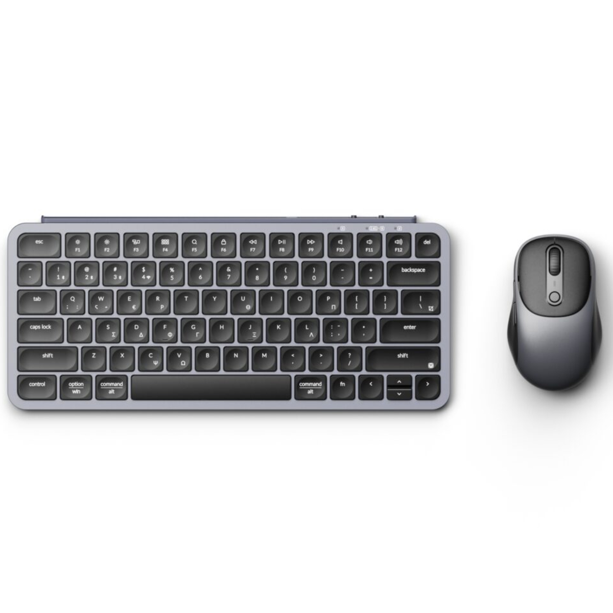 KEYCHRON B1 Pro Ασύρματο Πληκτρολόγιο και BM24 Ποντίκι Combo, Γκρίζο (GR) | Keychron| Image 1