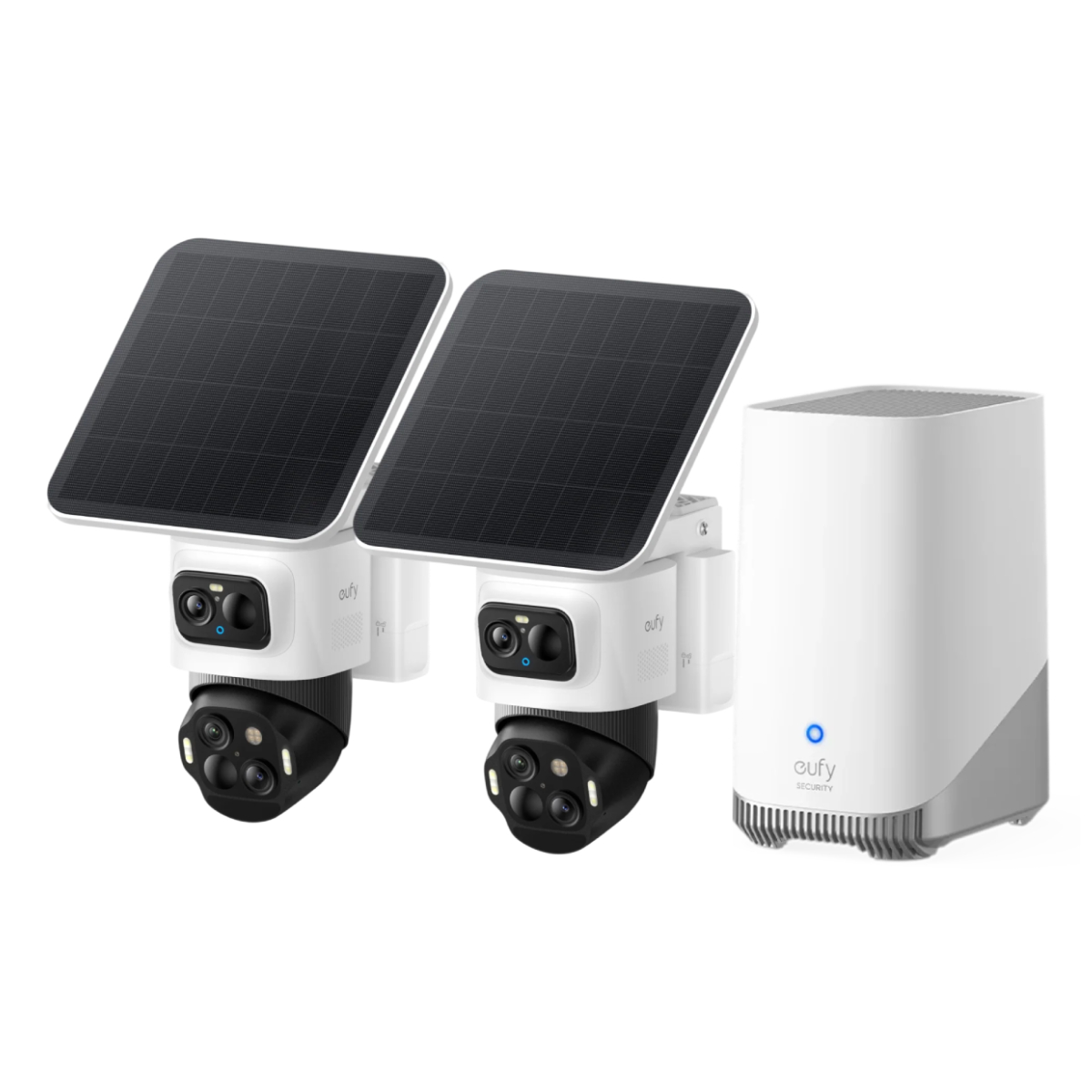 Image of suggested product: EUFY S4 2-Cam Kit + HomeBase Σύστημα Εξωτερικών Καμερών Ασφαλείας Bullet-PTZ, 4K + 2K