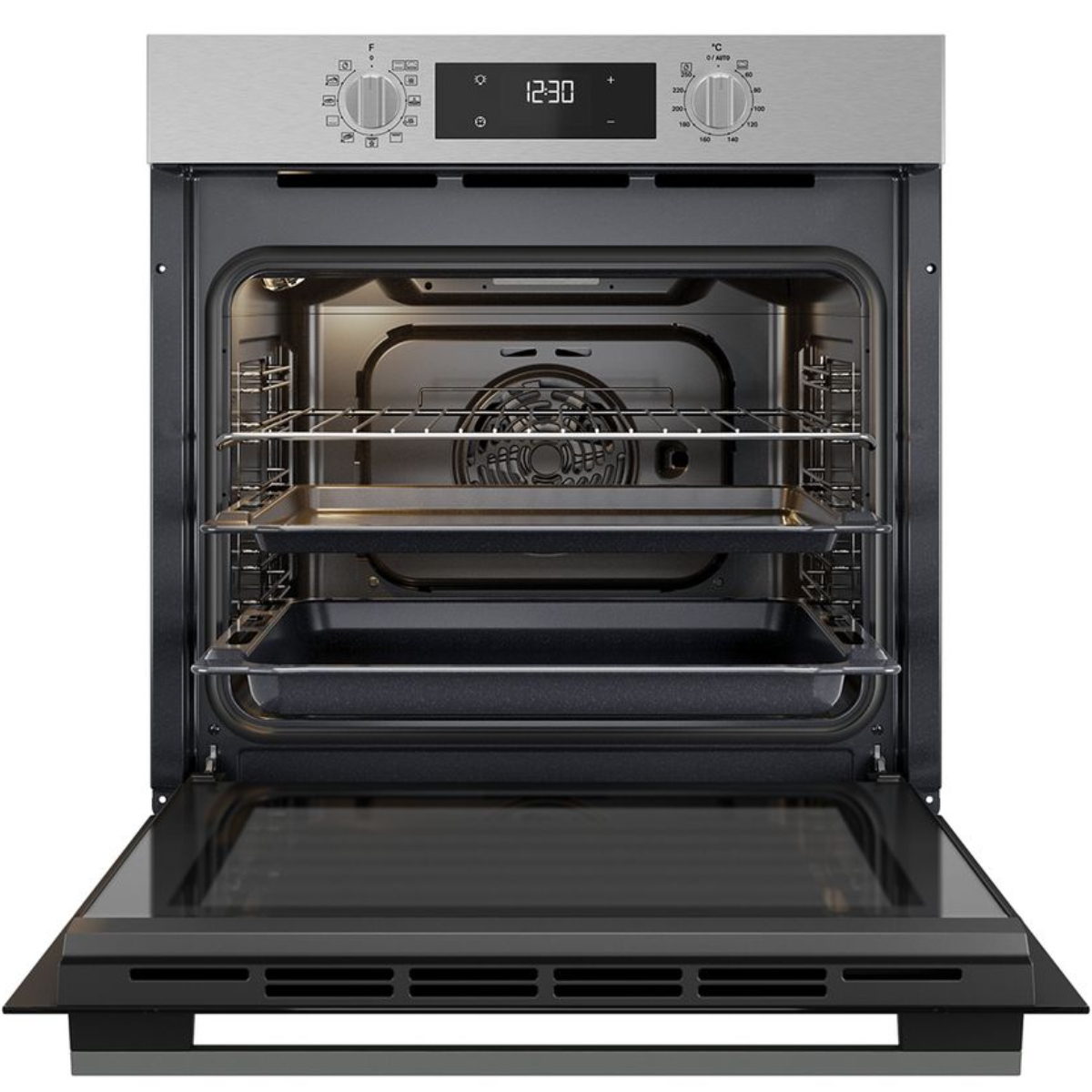 WHIRLPOOL OMK58HR0X Εντοιχιζόμενος Φούρνος 71Lt με Υδρόλυση, Inox | Whirlpool| Image 2