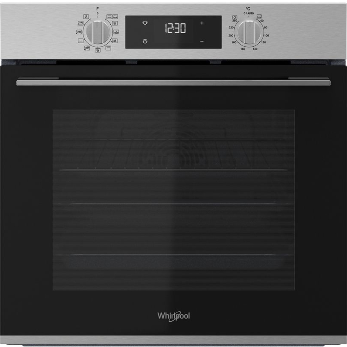 WHIRLPOOL OMK58HR0X Εντοιχιζόμενος Φούρνος 71Lt με Υδρόλυση, Inox | Whirlpool| Image 1