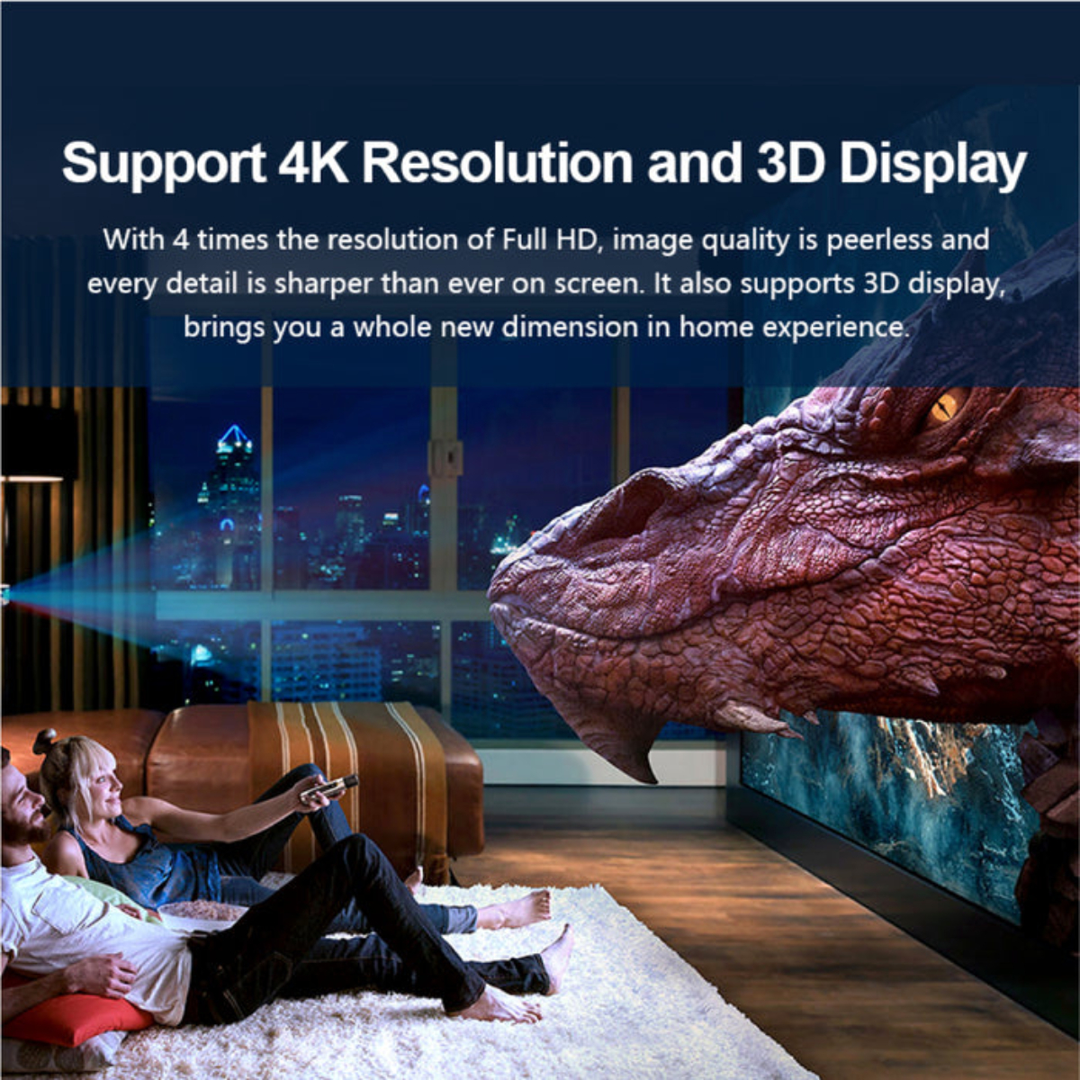 UNITEK Y-C137M Καλώδιο HDMI 1.5 m, Μαύρο product image  | image 4