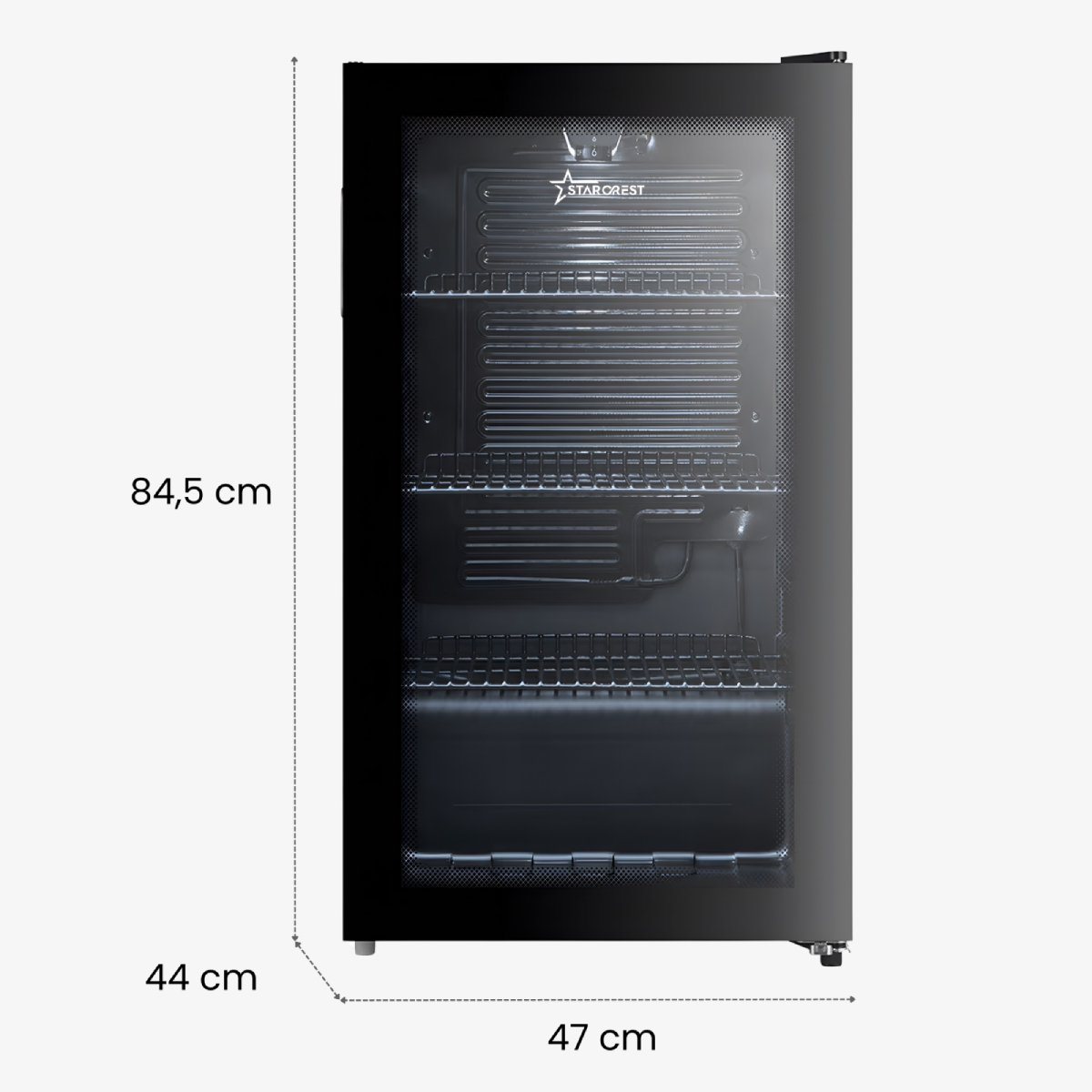 STARCREST SBC-9901BKE Ψυγείο Βιτρίνα Συντήρησης Ποτών, Μαύρο product image  | image 4