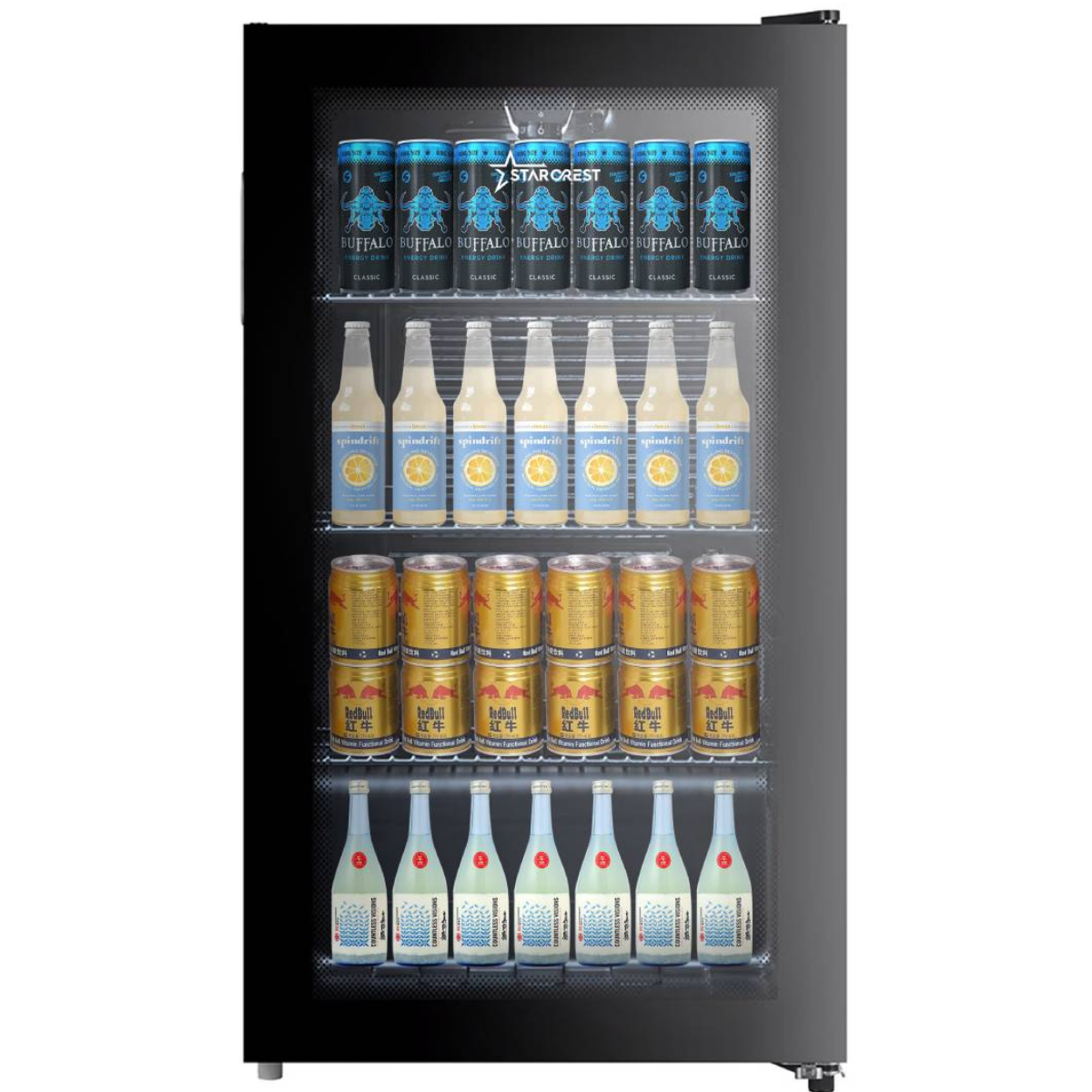 STARCREST SBC-9901BKE Ψυγείο Βιτρίνα Συντήρησης Ποτών, Μαύρο product image  | image 1