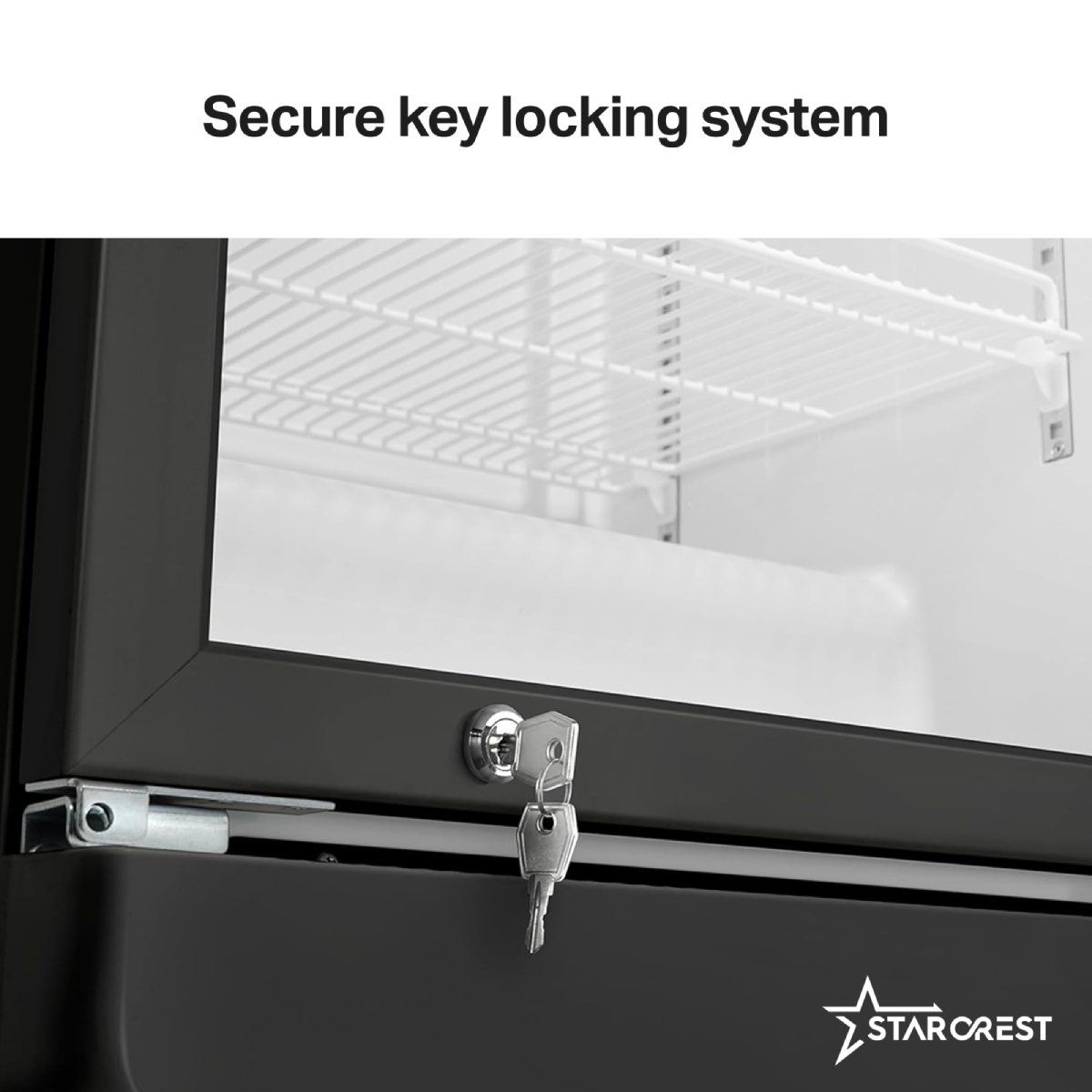 STARCREST SPS-300BK Επαγγελματικό Ψυγείο Βιτρίνα Συντήρησης, Μαύρο product image  | image 3