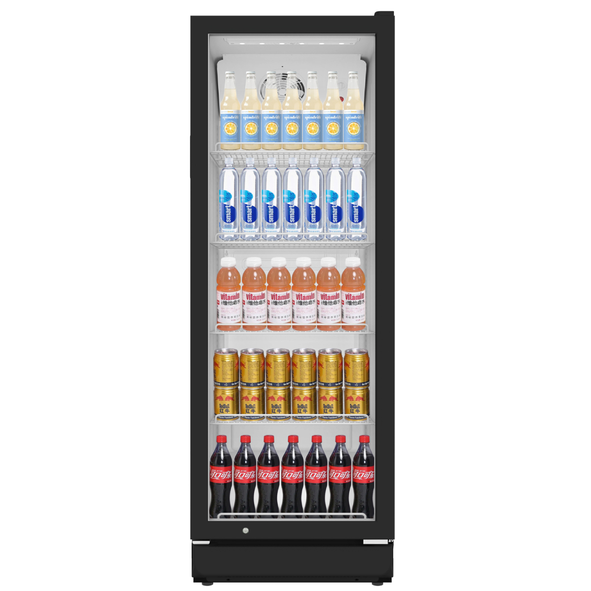 STARCREST SPS-300BK Επαγγελματικό Ψυγείο Βιτρίνα Συντήρησης, Μαύρο product image  | image 1