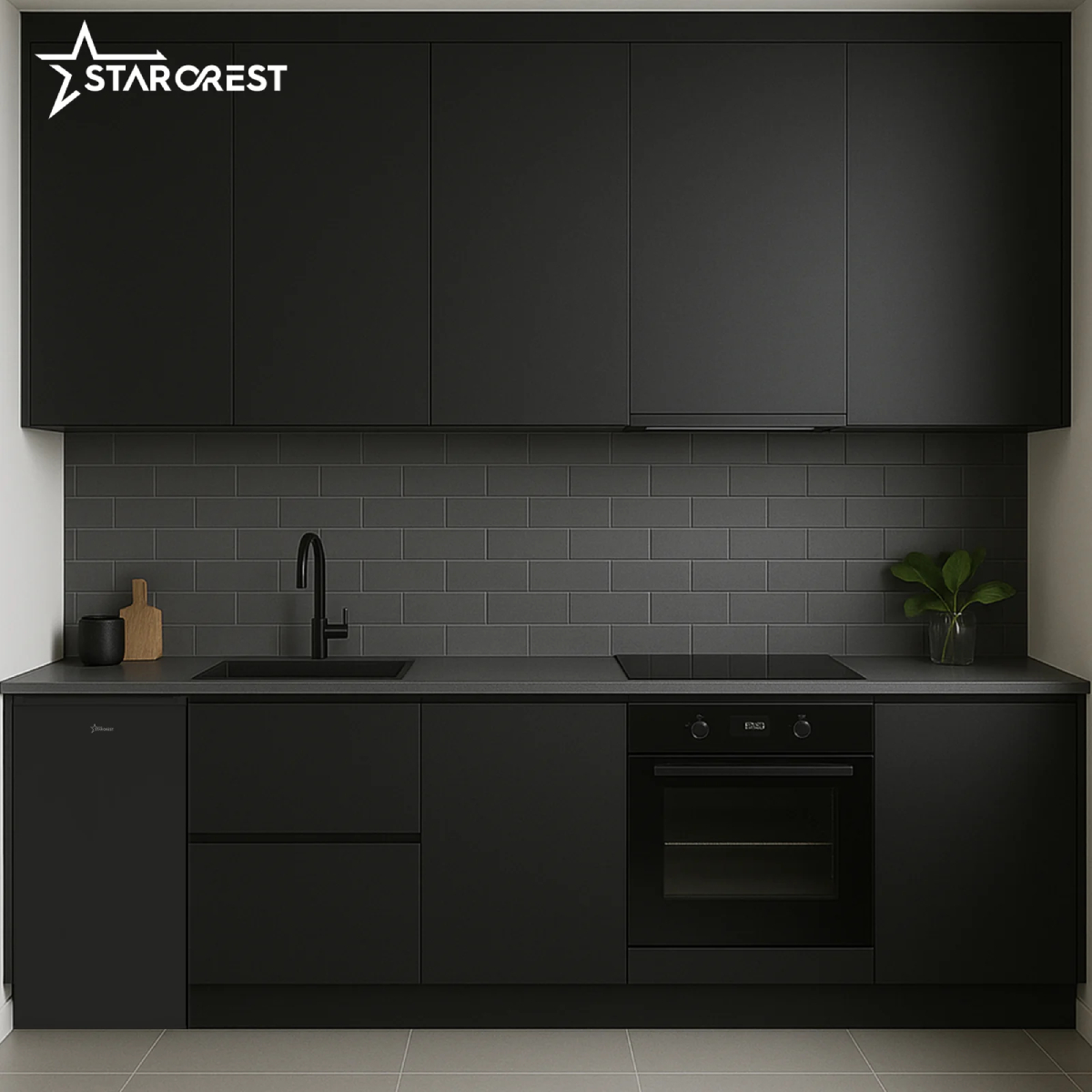 STARCREST SF-83BK-E Μονόπορτο Ψυγείο με Καταψύκτη, Μαύρο product image  | image 6