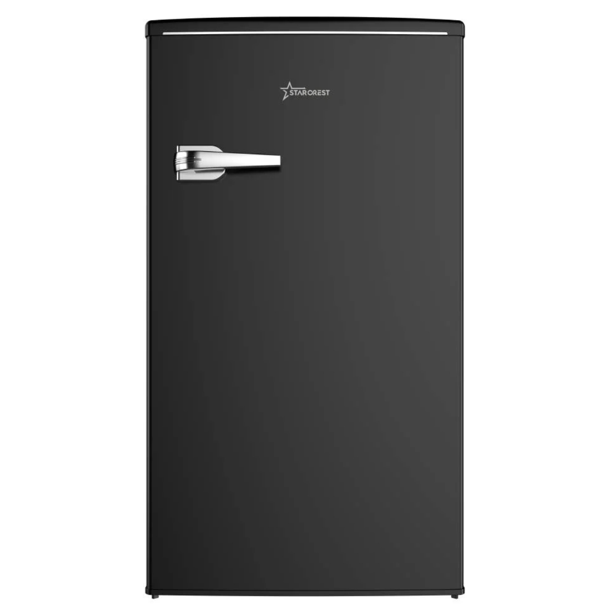 STARCREST SRF-86BK Vintage Μονόπορτο Ψυγείο, Μαύρο product image  | image 1