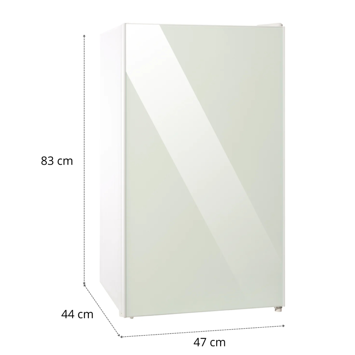 STARCREST SF-91GLS-WHE Μονόπορτο Ψυγείο με Καταψύκτη, Άσπρο Γυαλί product image  | image 10