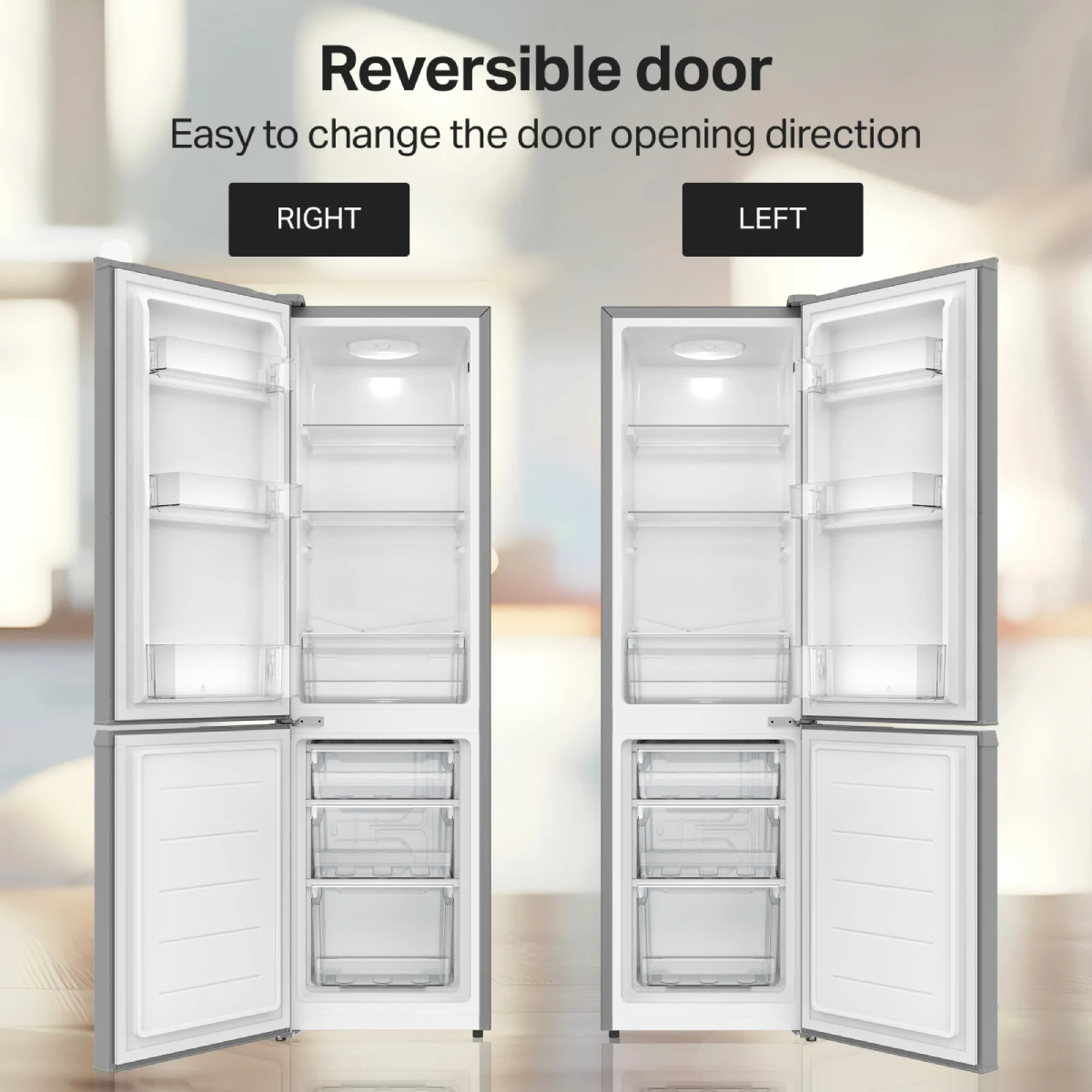 STARCREST SC-170IX-E Ψυγείο με Κάτω Θάλαμο, Inox product image  | image 11