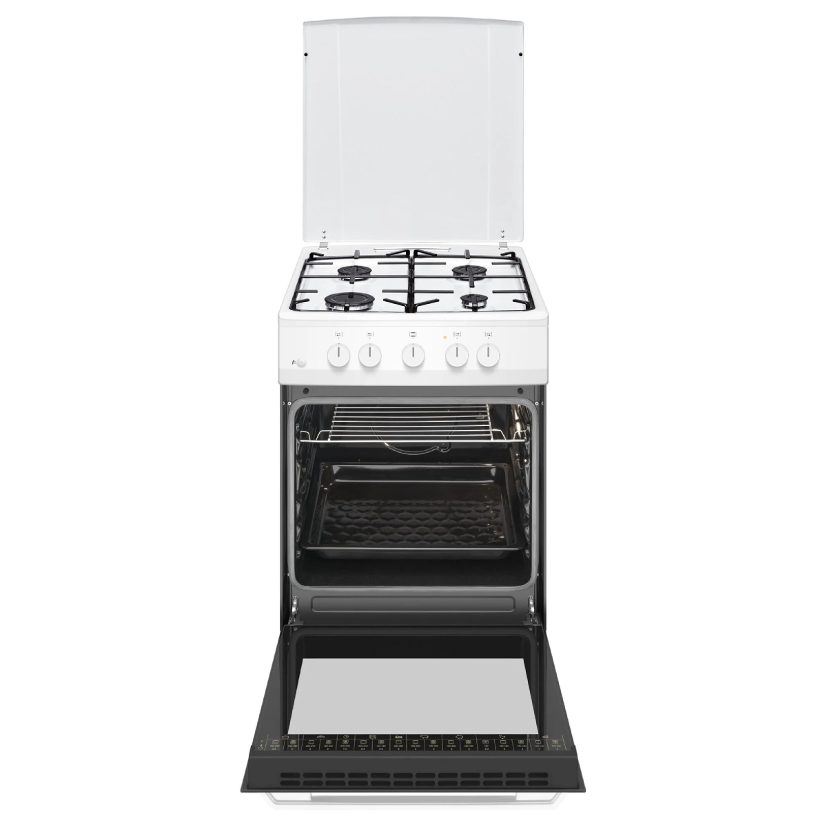 AMICA 58GGD4.23ZPPQ Ελεύθερη Κουζίνα Υγραερίου, 50 cm, Άσπρο product image  | image 3
