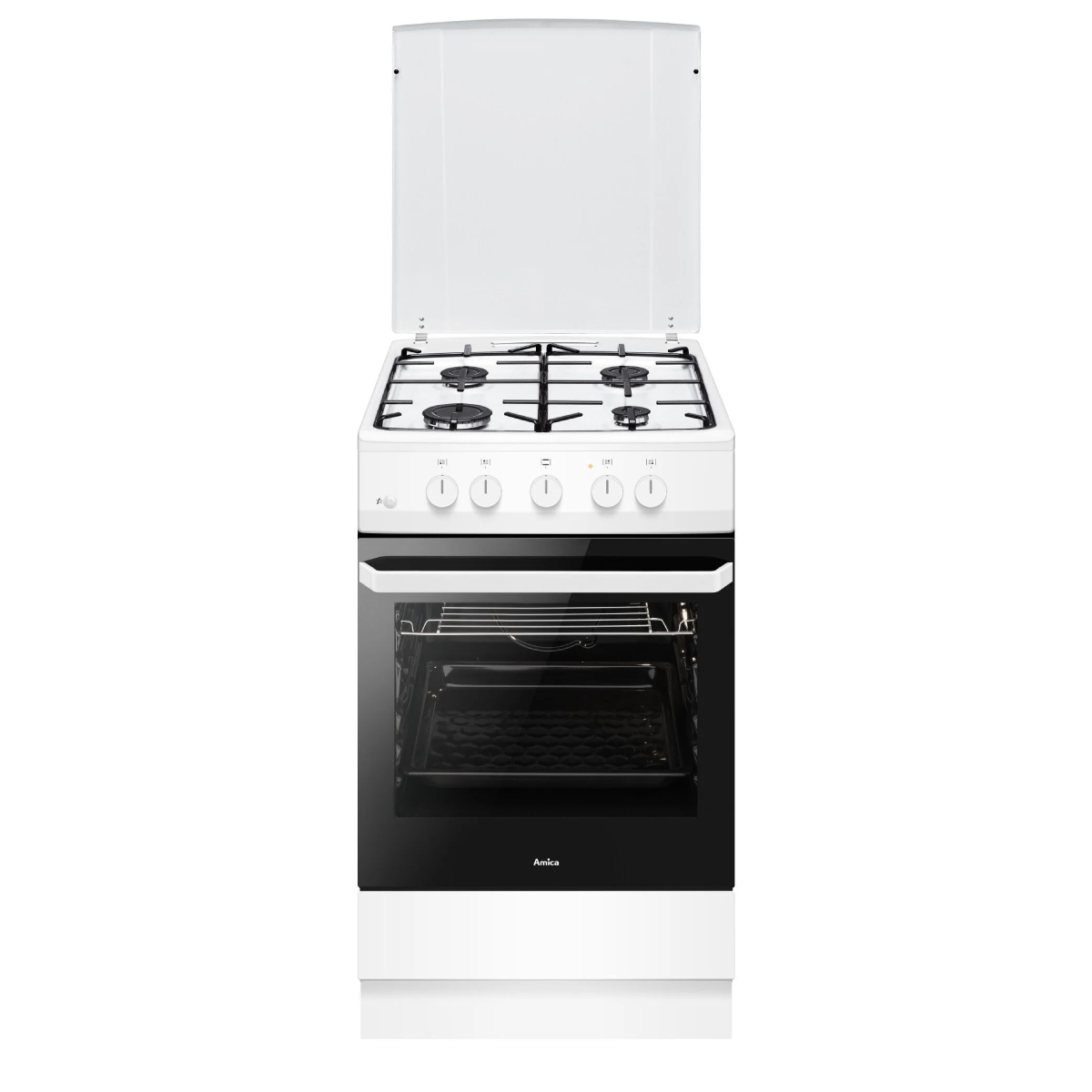 AMICA 58GGD4.23ZPPQ Ελεύθερη Κουζίνα Υγραερίου, 50 cm, Άσπρο product image  | image 2