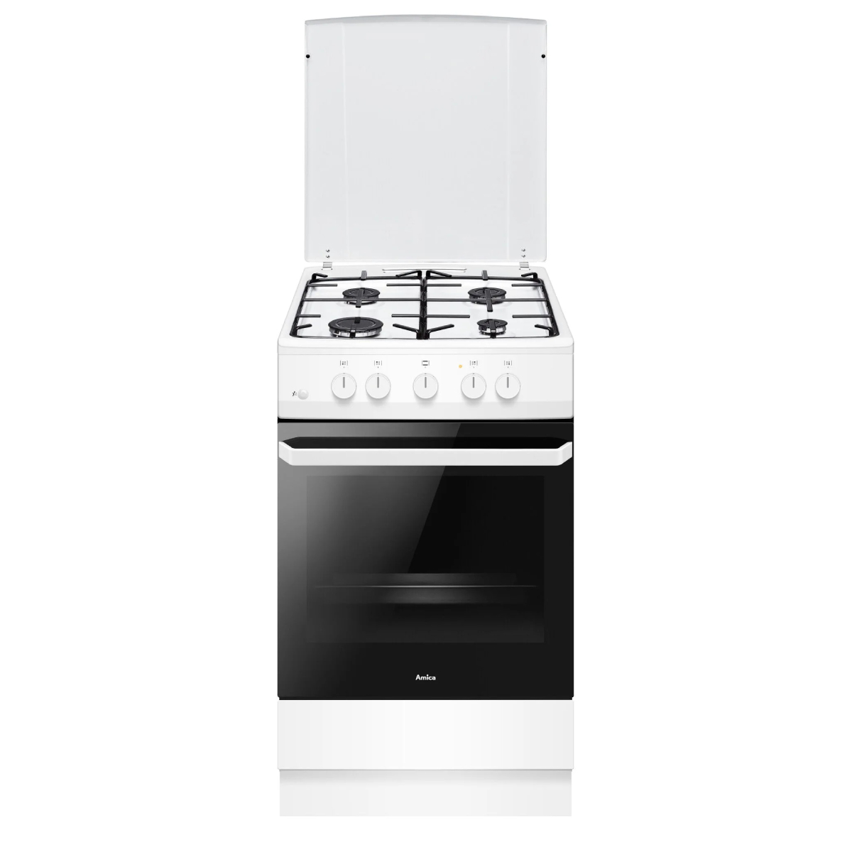 AMICA 58GGD4.23ZPPQ Ελεύθερη Κουζίνα Υγραερίου, 50 cm, Άσπρο product image  | image 1