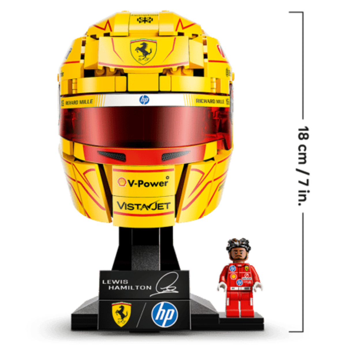LEGO 43022 Editions Κράνος Scuderia Ferrari HP Lewis Hamilton product image  | image 4