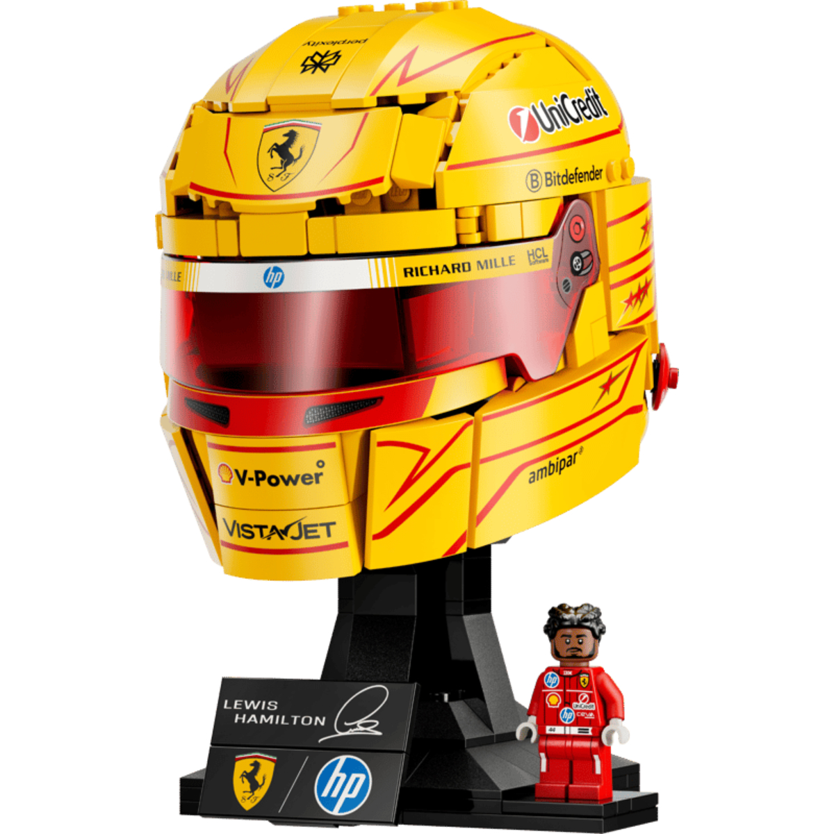LEGO 43022 Editions Κράνος Scuderia Ferrari HP Lewis Hamilton product image  | image 2