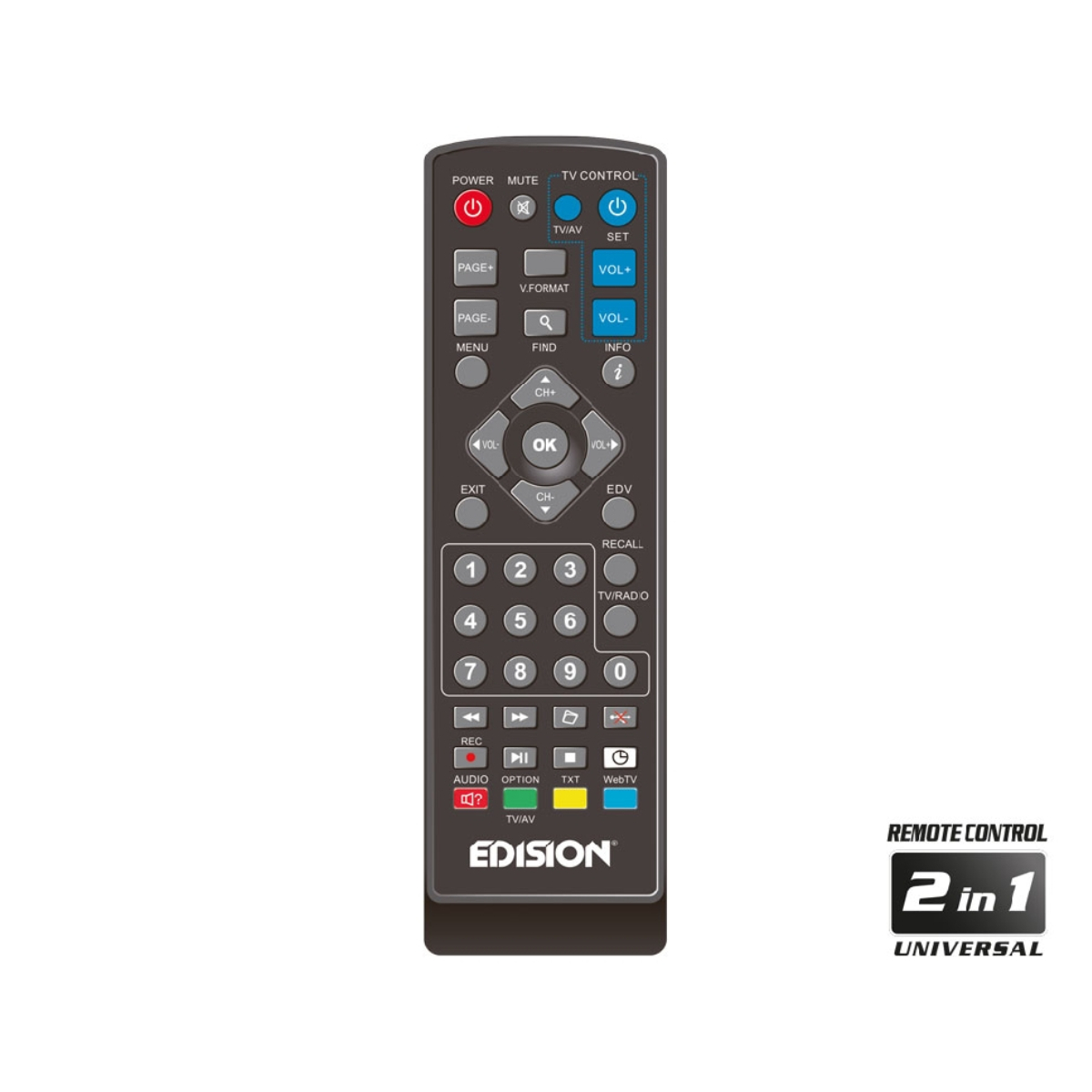 EDISION NANO T265+ DVB-T2 Συντονιστής Τηλεόρασης product image  | image 5