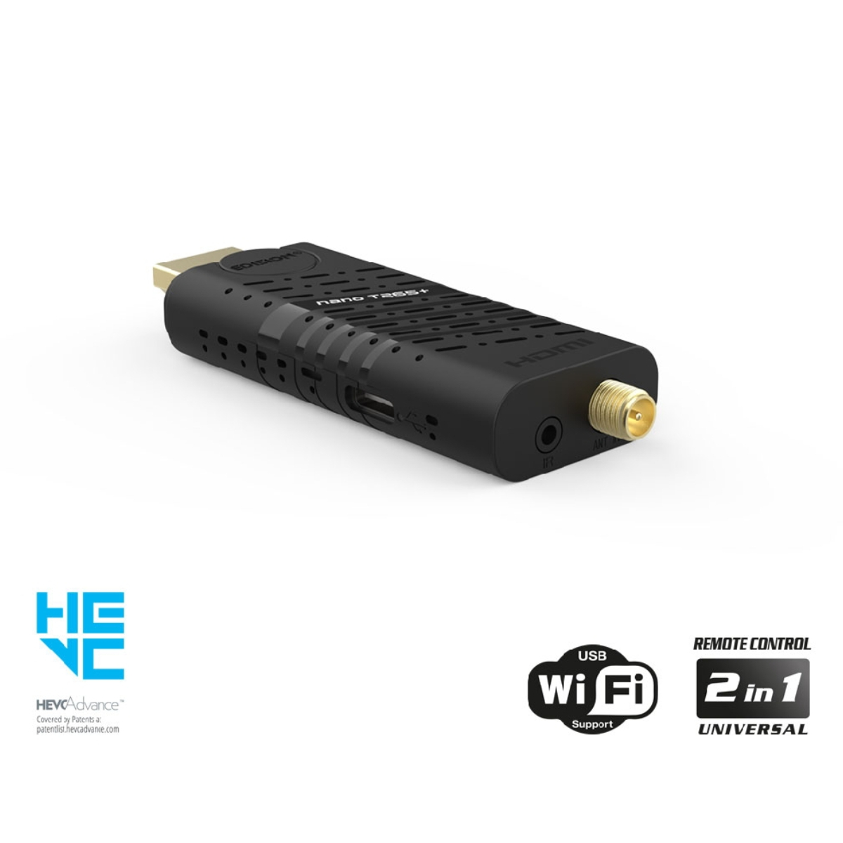 EDISION NANO T265+ DVB-T2 Συντονιστής Τηλεόρασης product image  | image 2